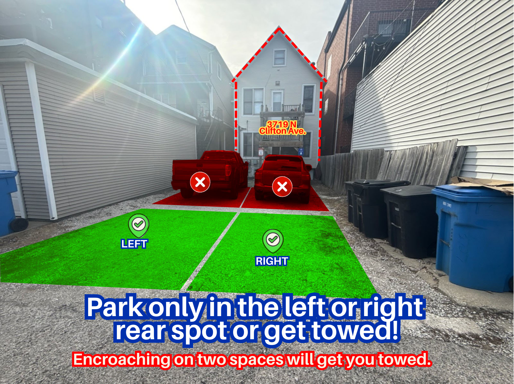 Photo of 3719 N Clifton Ave. - Right or Left Spot
