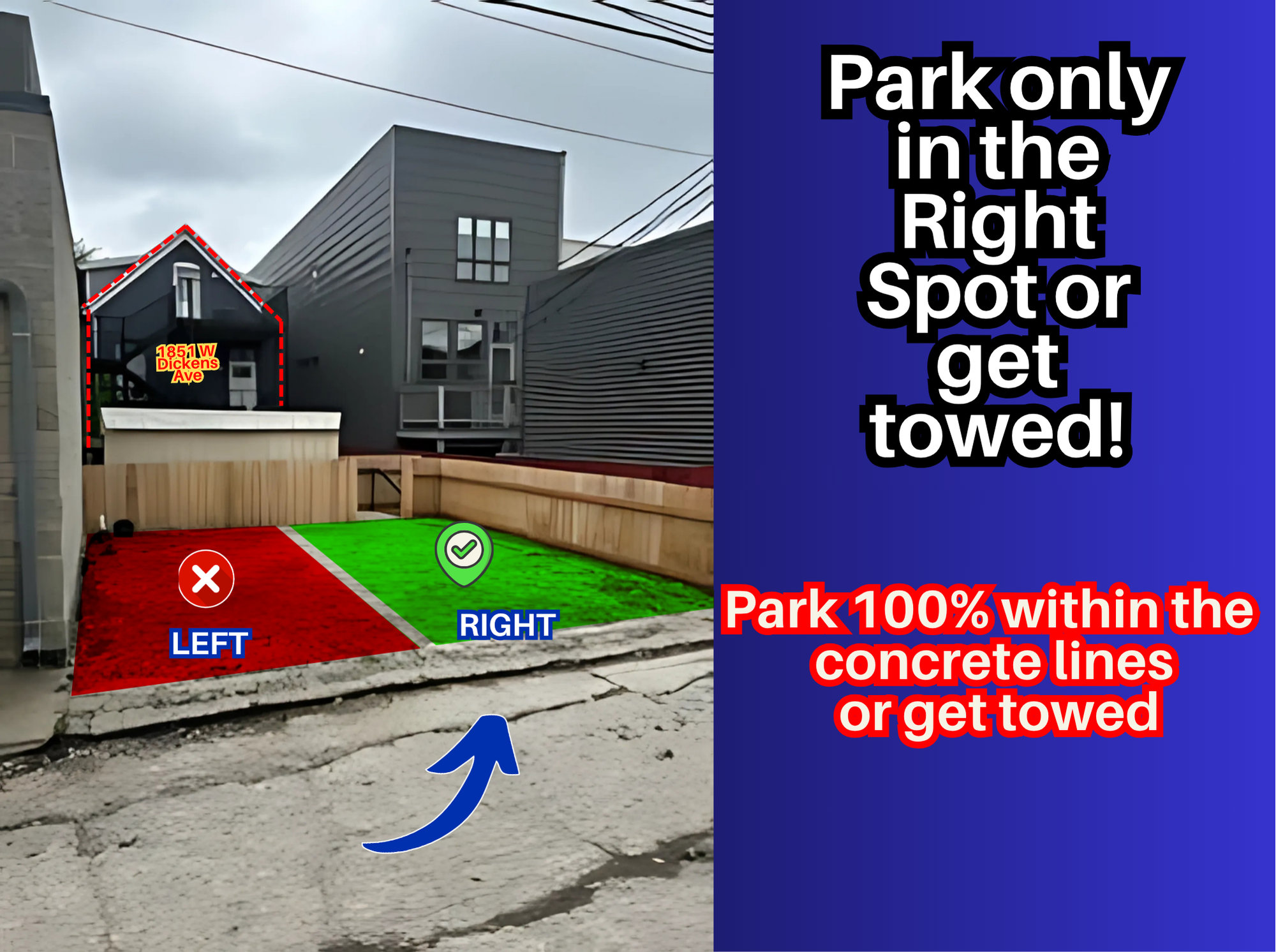 Photo of 1851 W Dickens Ave. - Right Spot Only