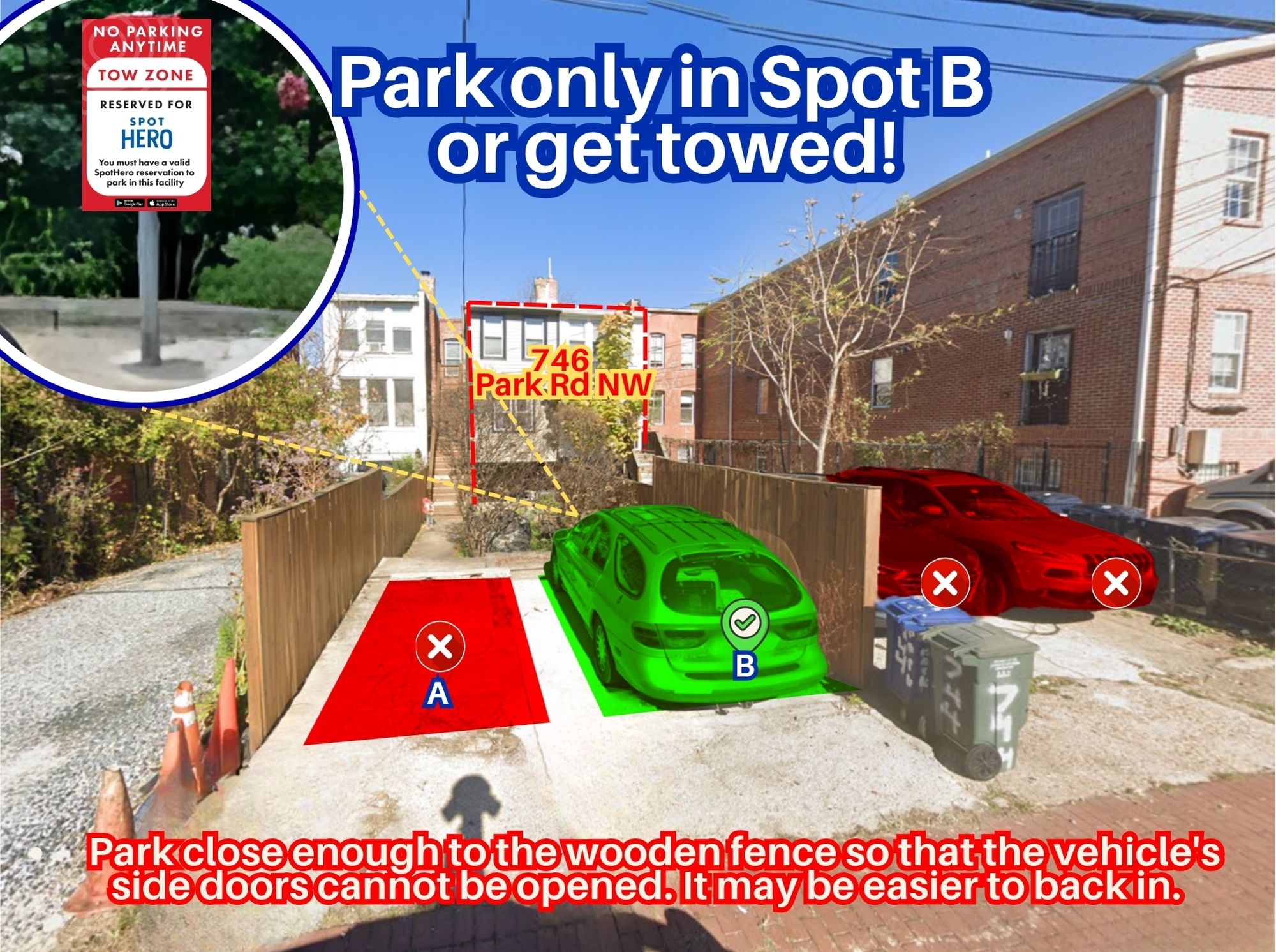 Photo of 746 Park Rd. NW - Spot B Only