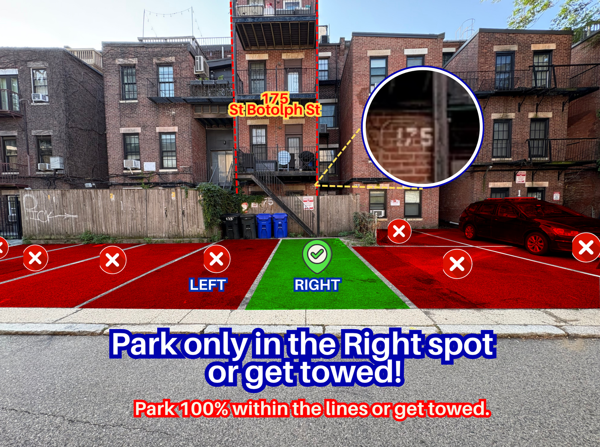 Photo of 175 St. Botolph St. - Right Spot Only