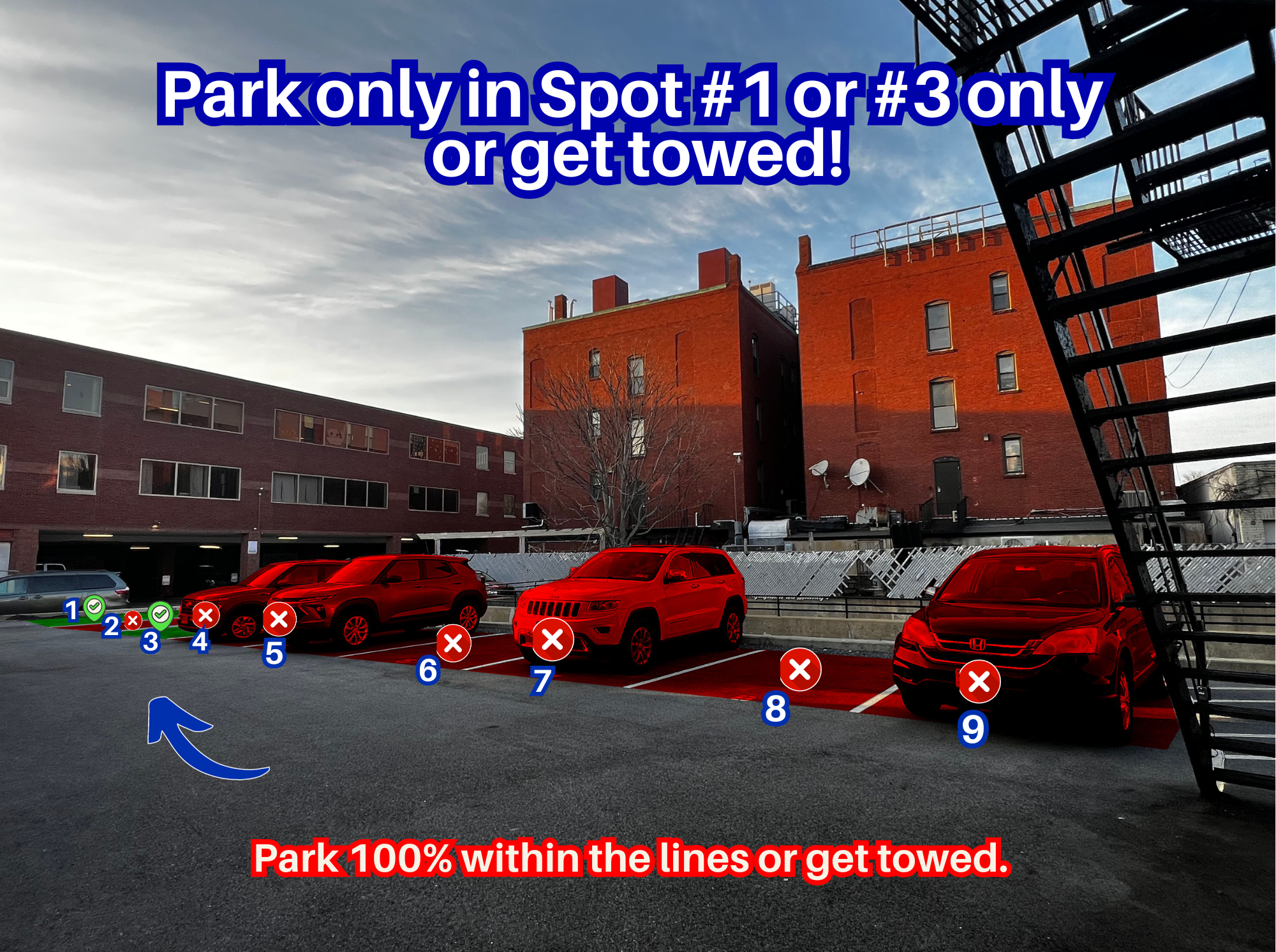 Photo of 7-9-9R Winship St. - Spot #1 or #3 Only