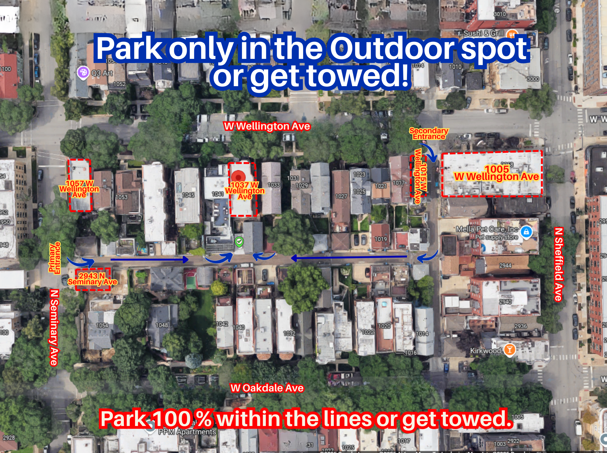 Photo of 1037 W Wellington Ave. - Outdoor Spot #1