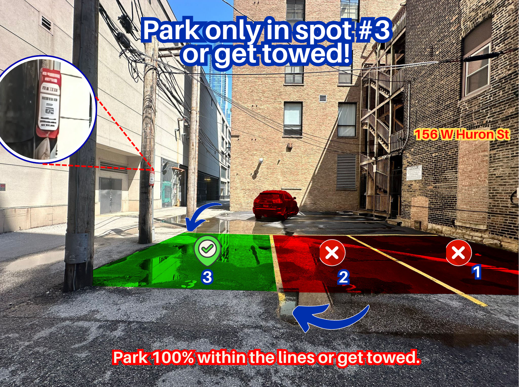 Photo of 156 W Huron St. - Spot #3 Only