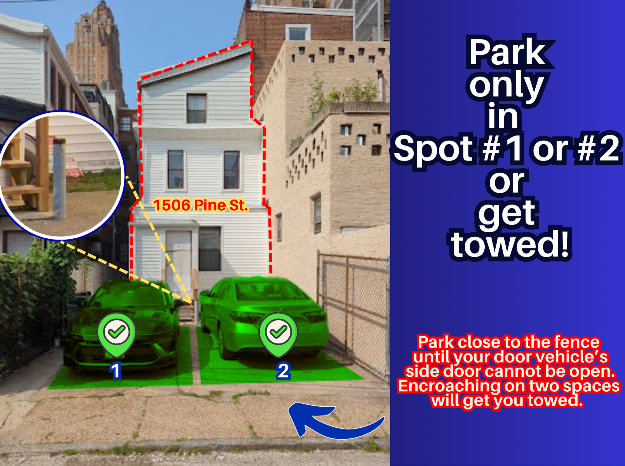 Photo of 410 S 15th St. (1506 Pine St.) - Spot #1 or 2 Only
