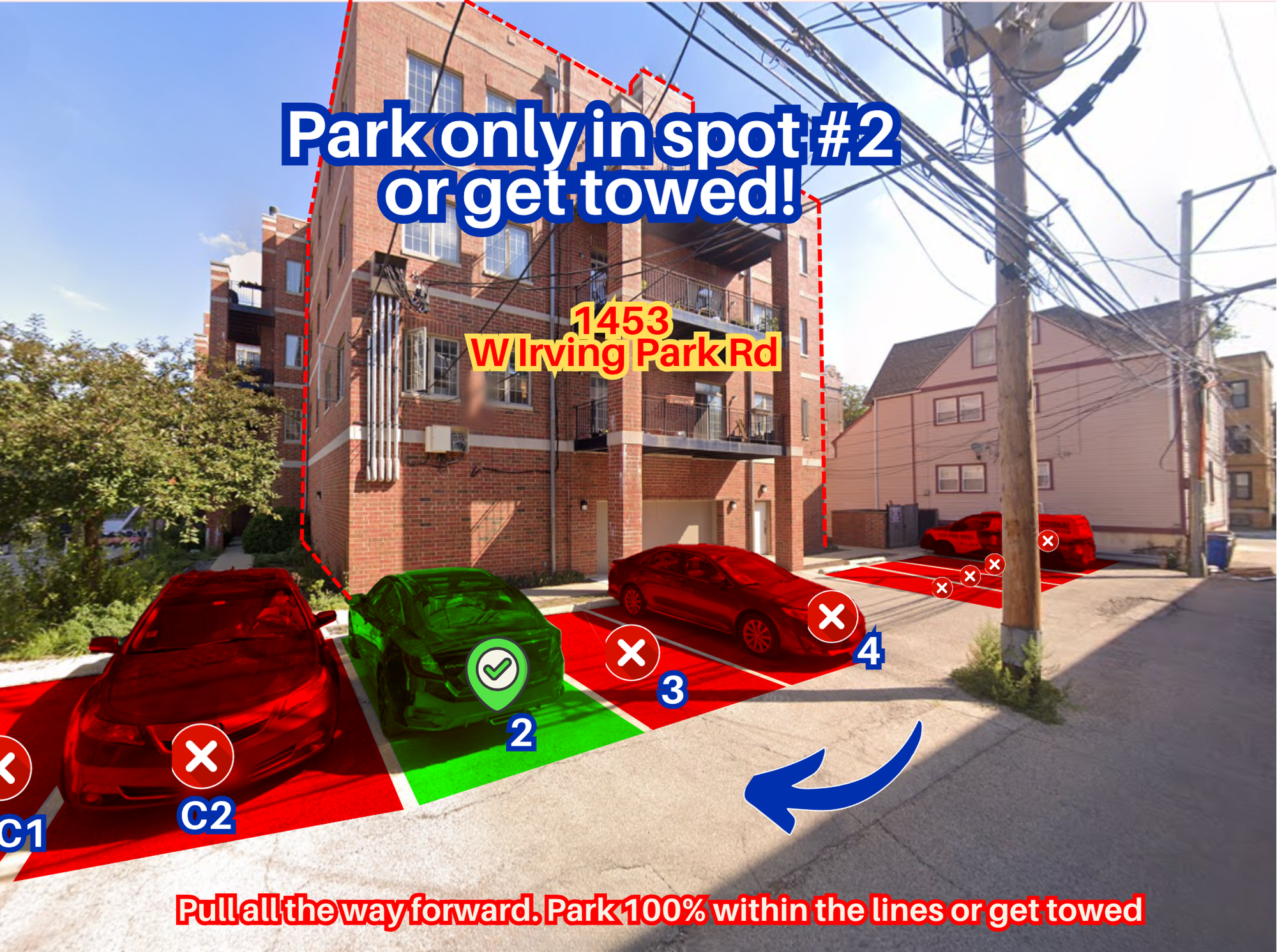 Photo of 1453 W Irving Park Rd. - Spot #2 Only