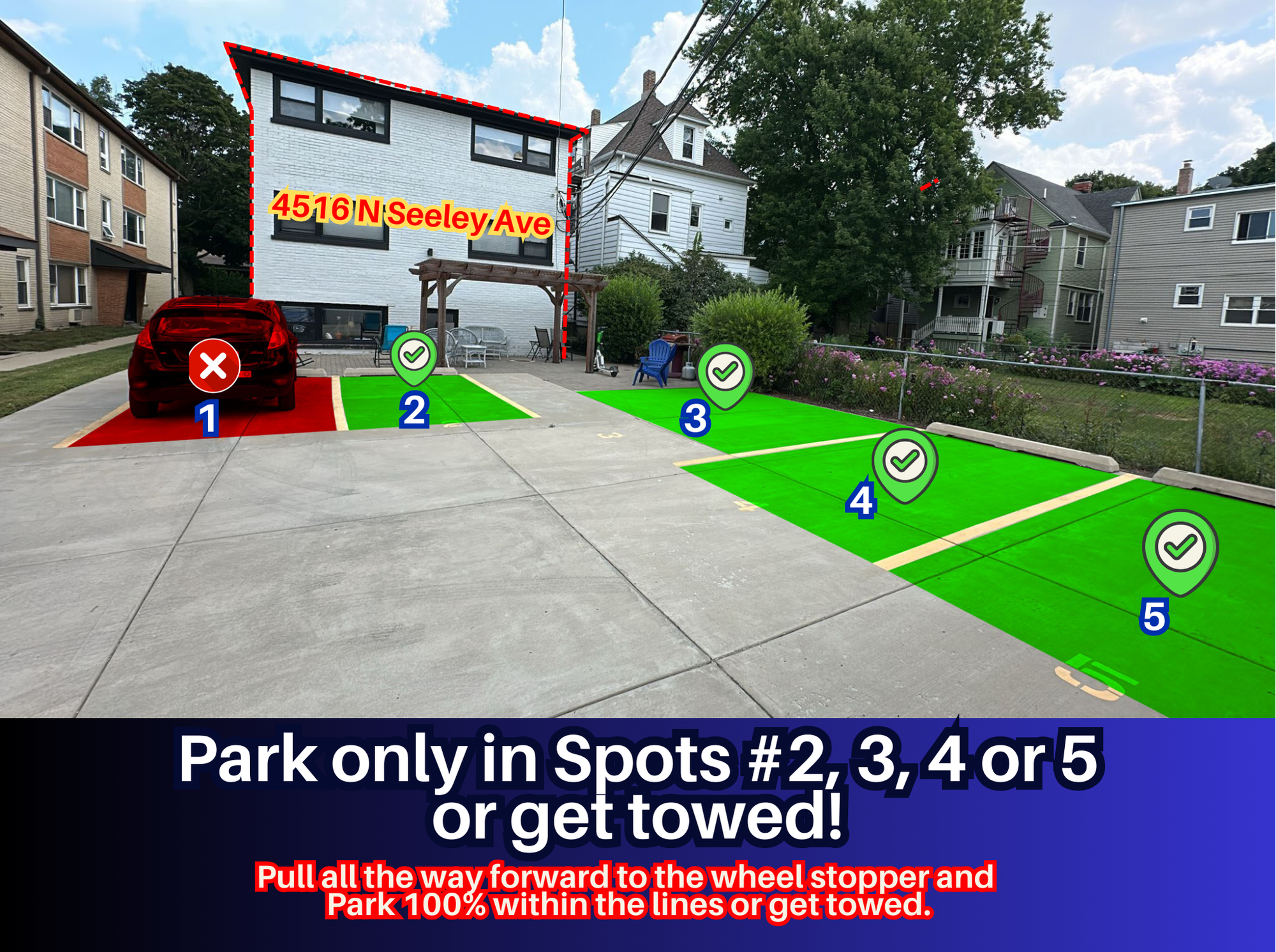 Photo of 4516 N Seeley Ave. - Spots #2, 3, 4 or 5 Only