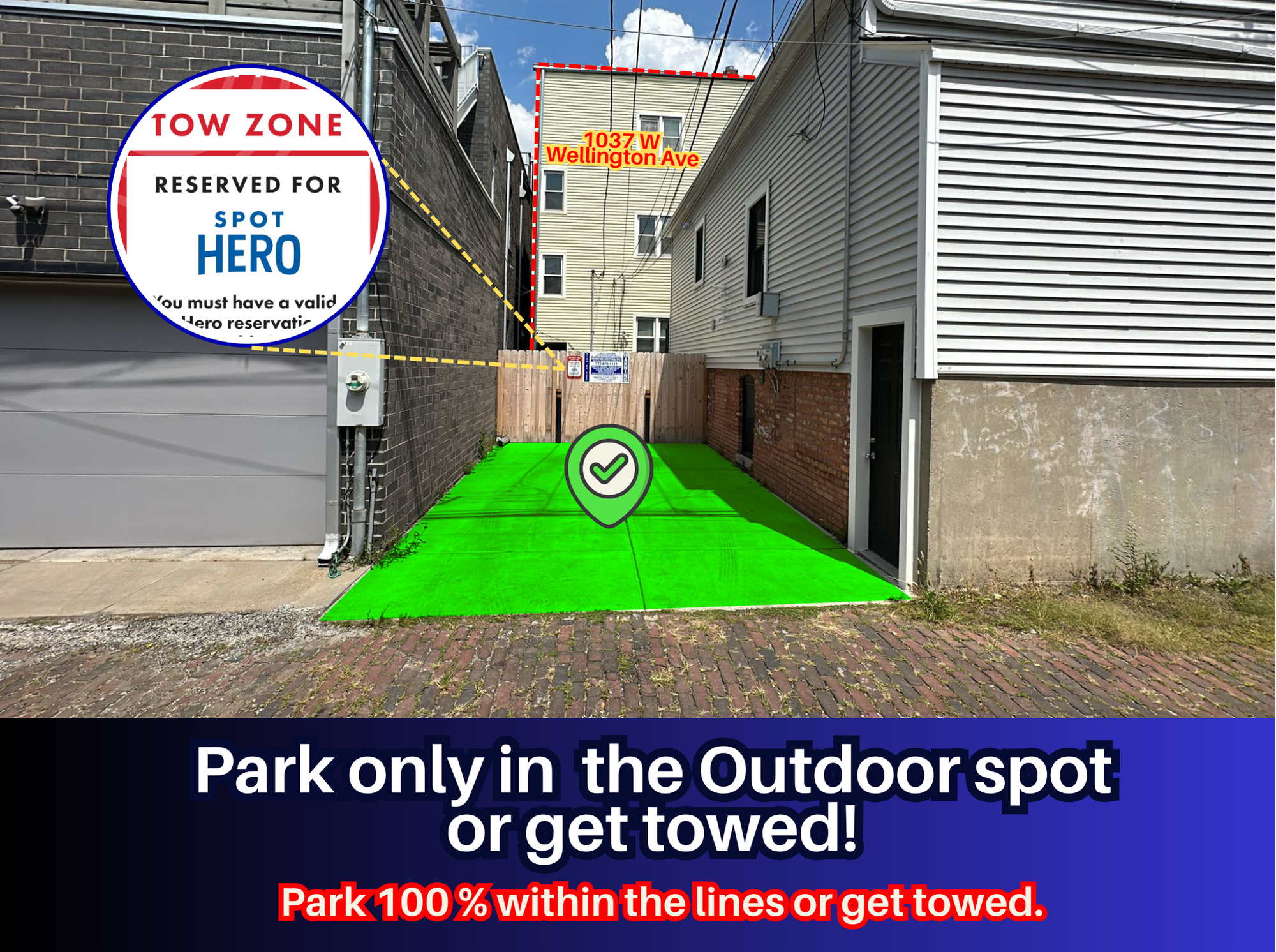 Photo of 1037 W Wellington Ave. - Outdoor Spot #1