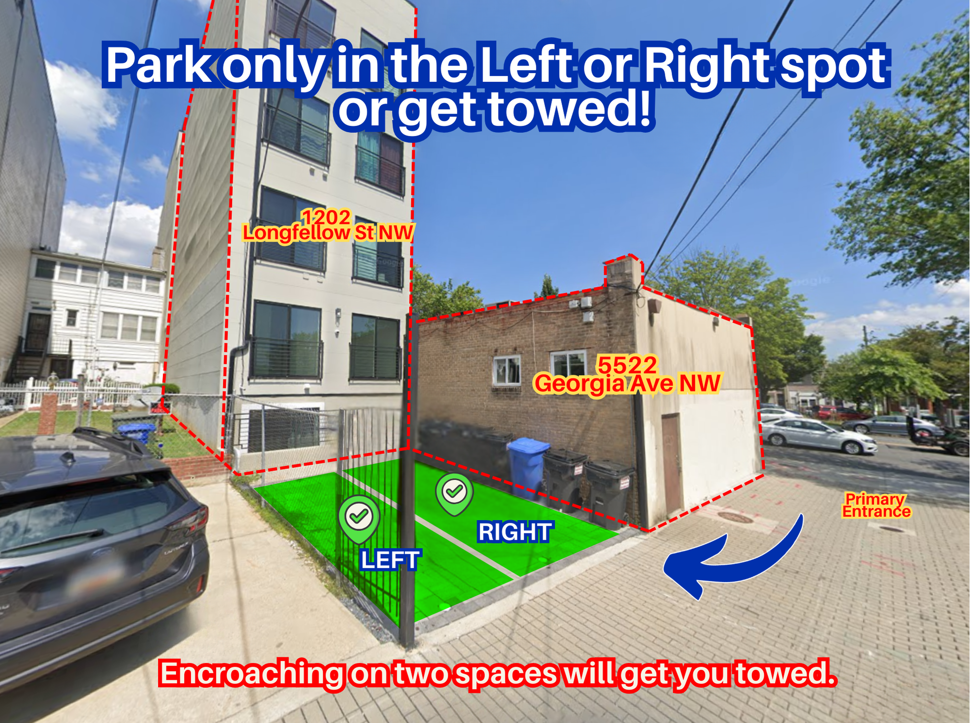 Photo of 1202 Longfellow St. NW - Left or Right Spot Only