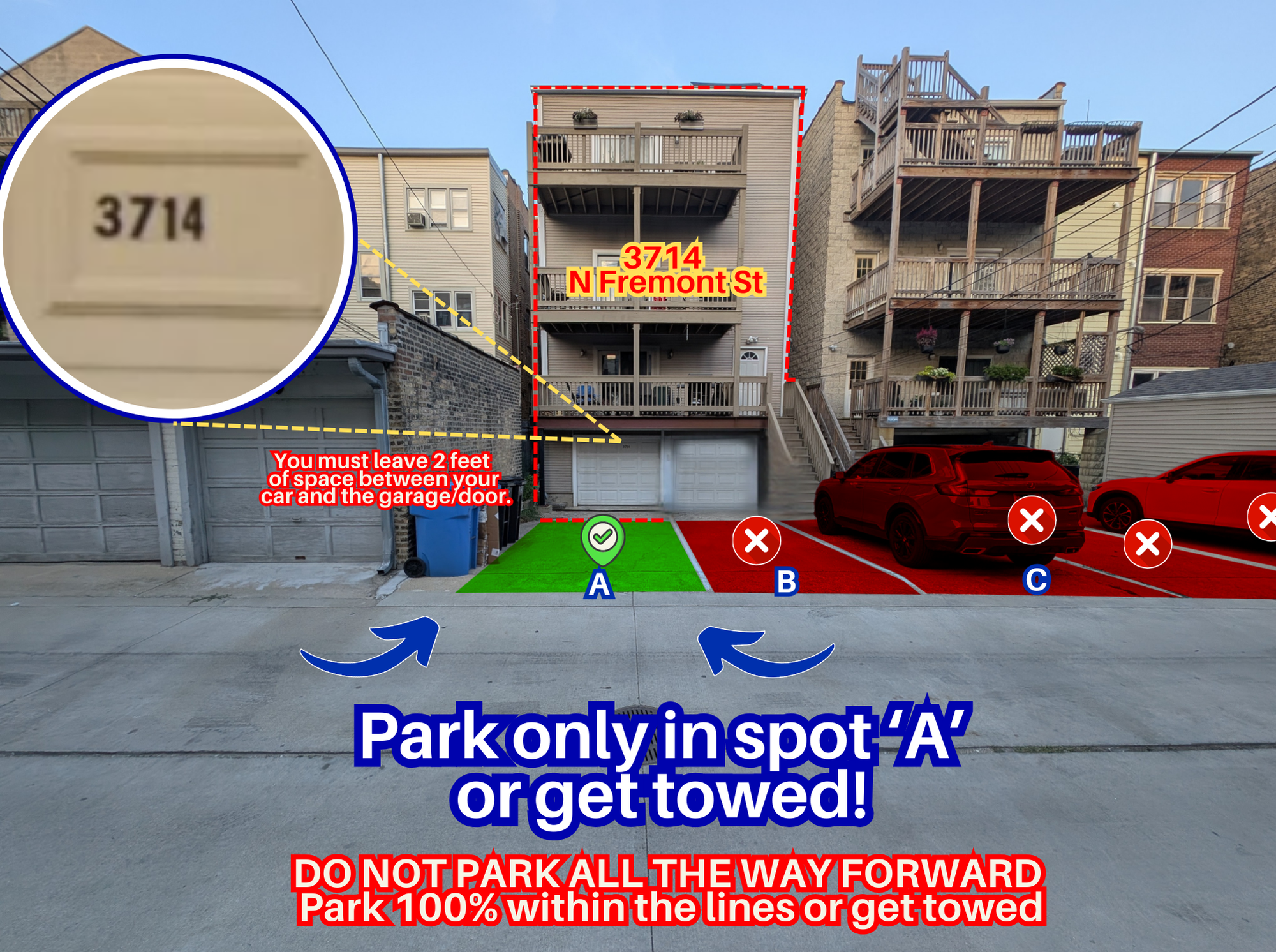 Photo of 3714 N Fremont St. -  Spot 'A' Only