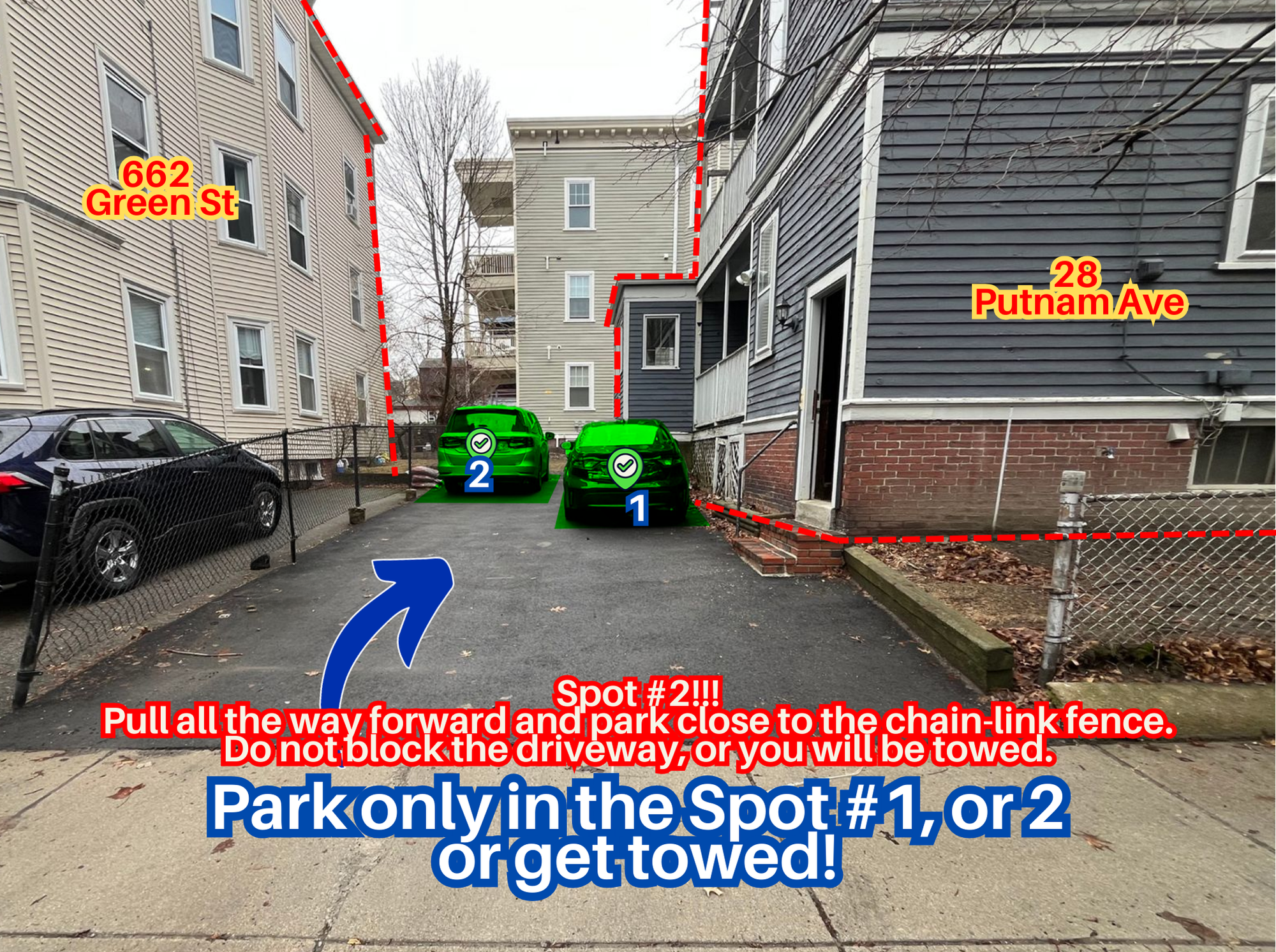 Photo of 28 Putnam Ave. - Spot #1 or 2 Only