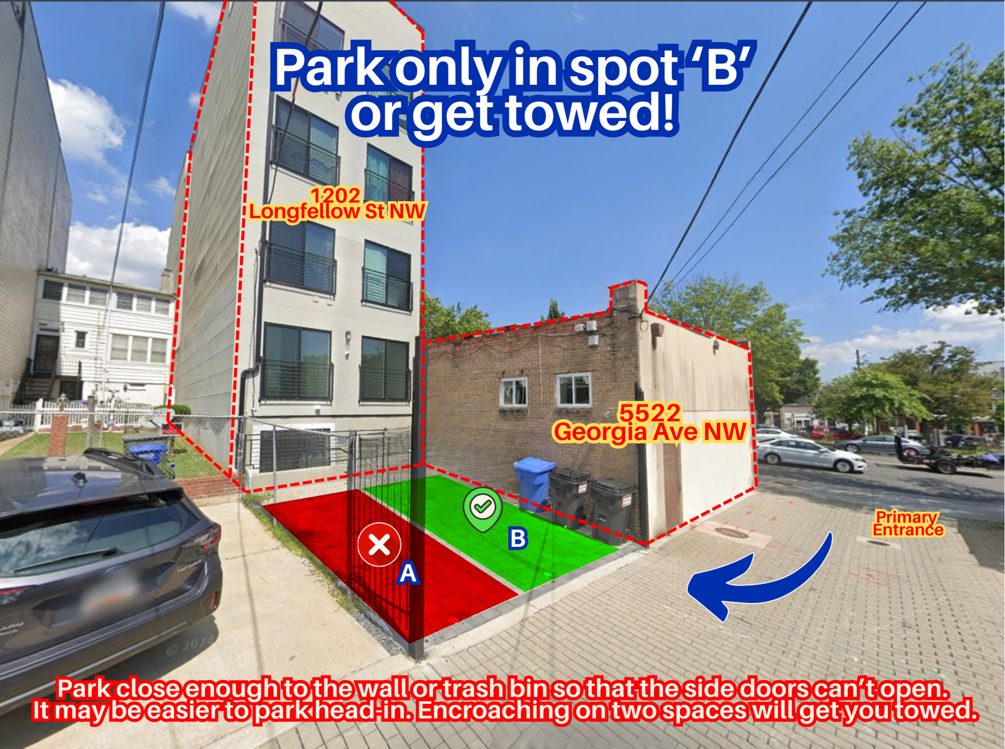 Photo of 1202 Longfellow St. NW - Spot 'B' Only