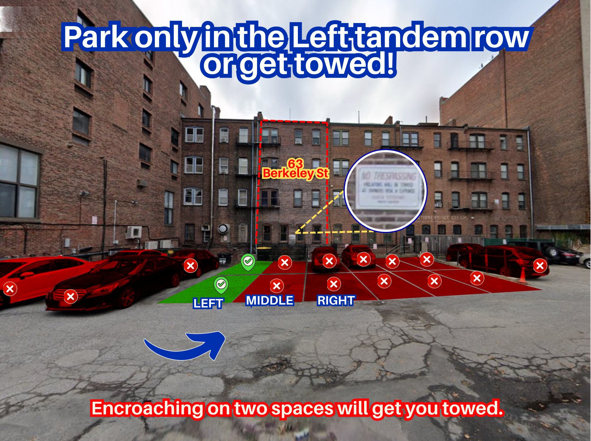 Photo of 63 Berkeley St. - Left Whole Tandem Row
