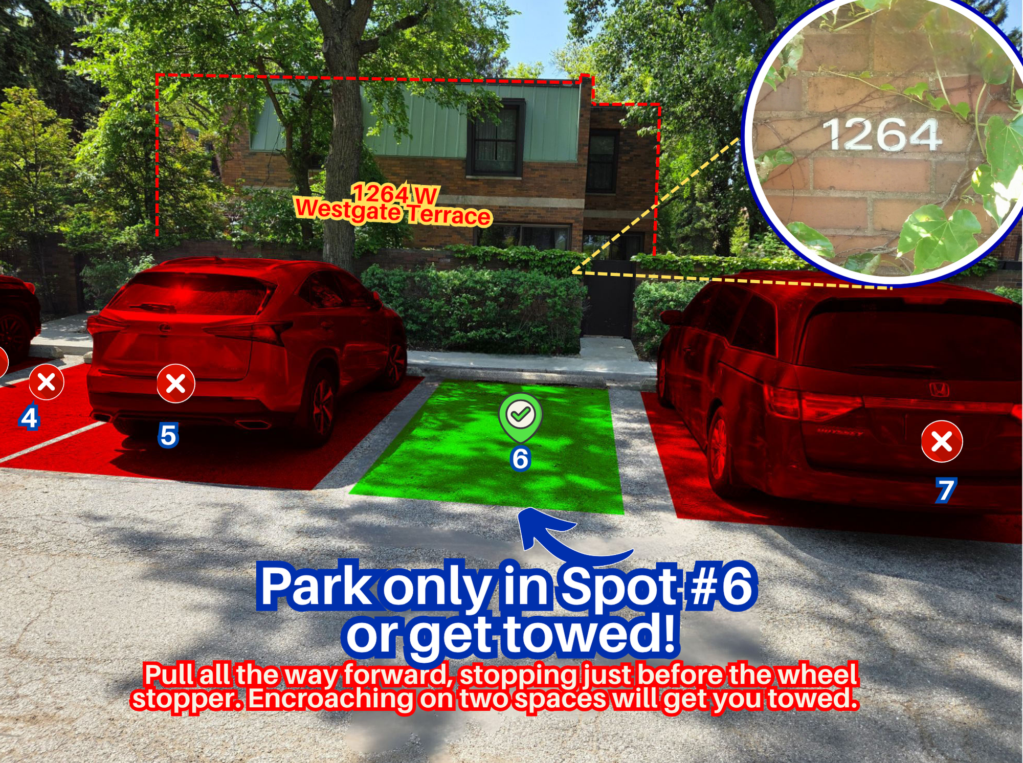 Photo of 1302 W Harrison St. - Spot #6 Only