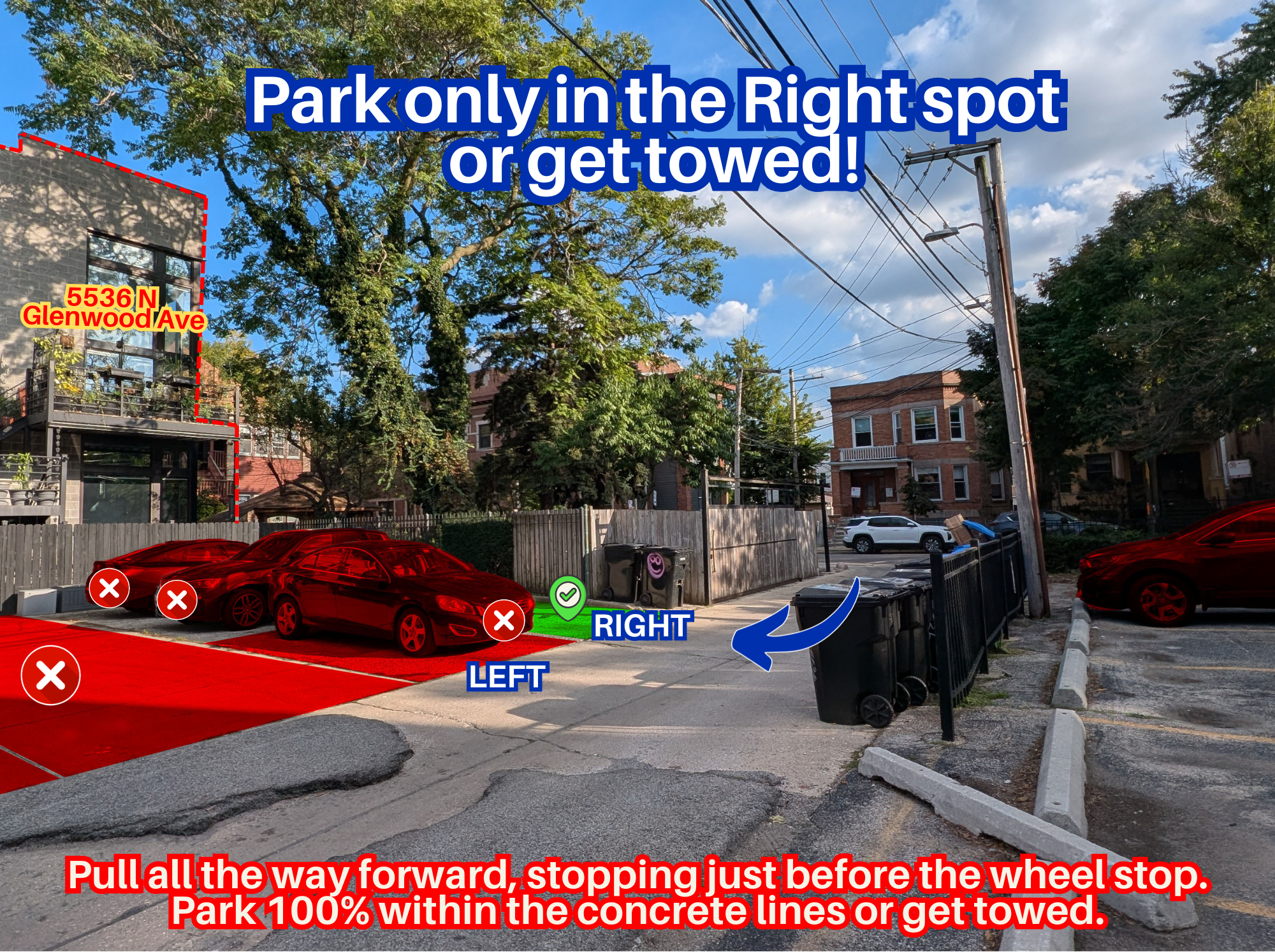 Photo of 5536 N Glenwood Ave. - Right Spot Only