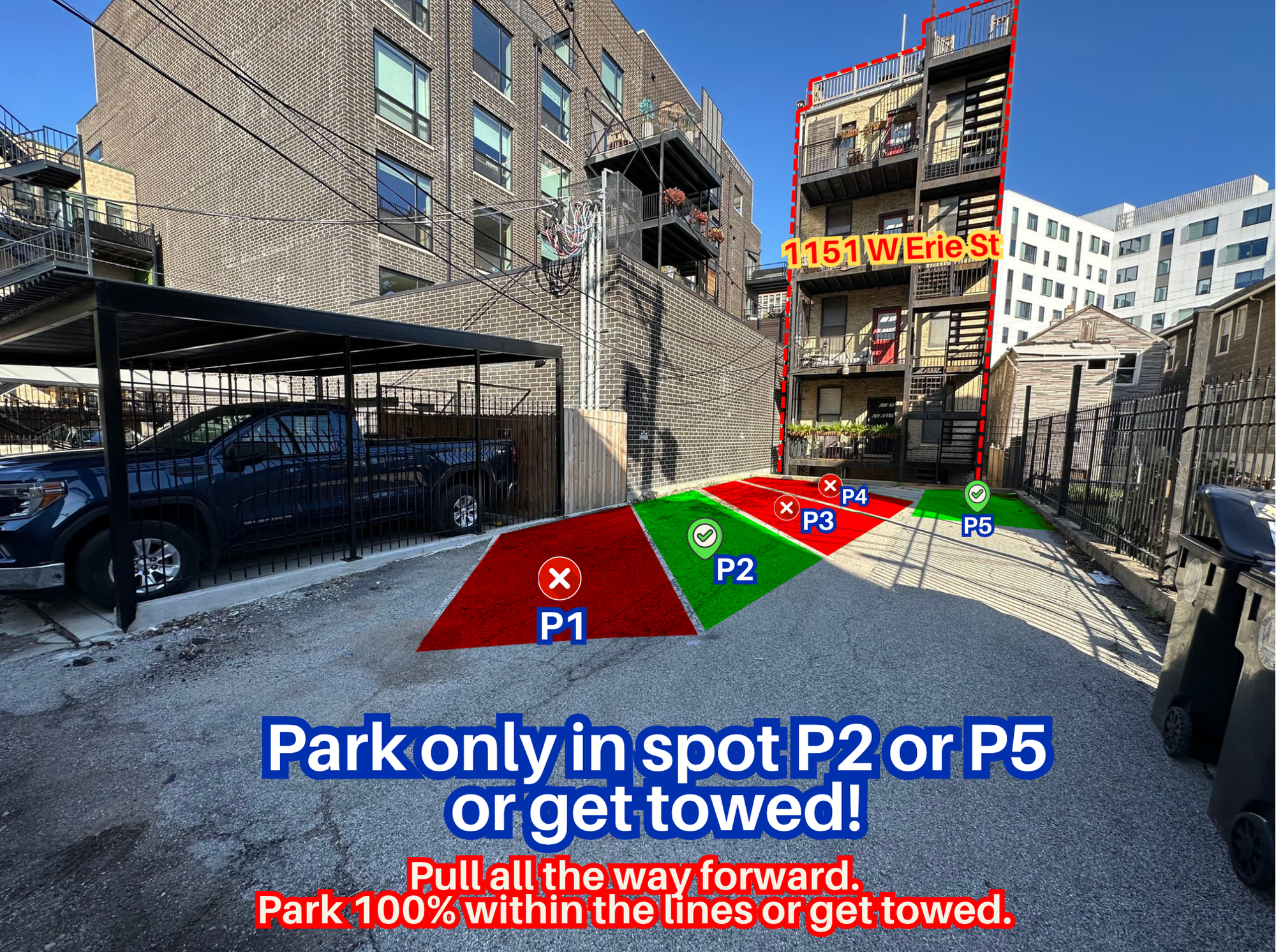 Photo of 1151 W Erie St. - Spot P2 or P5 Only