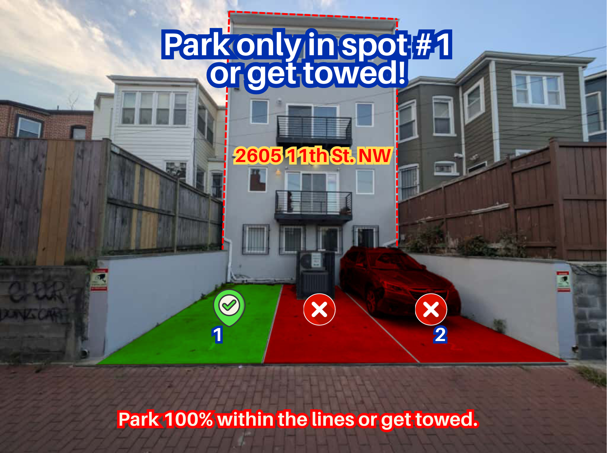 Photo of 2605 11th St. NW - Spot #1 Only