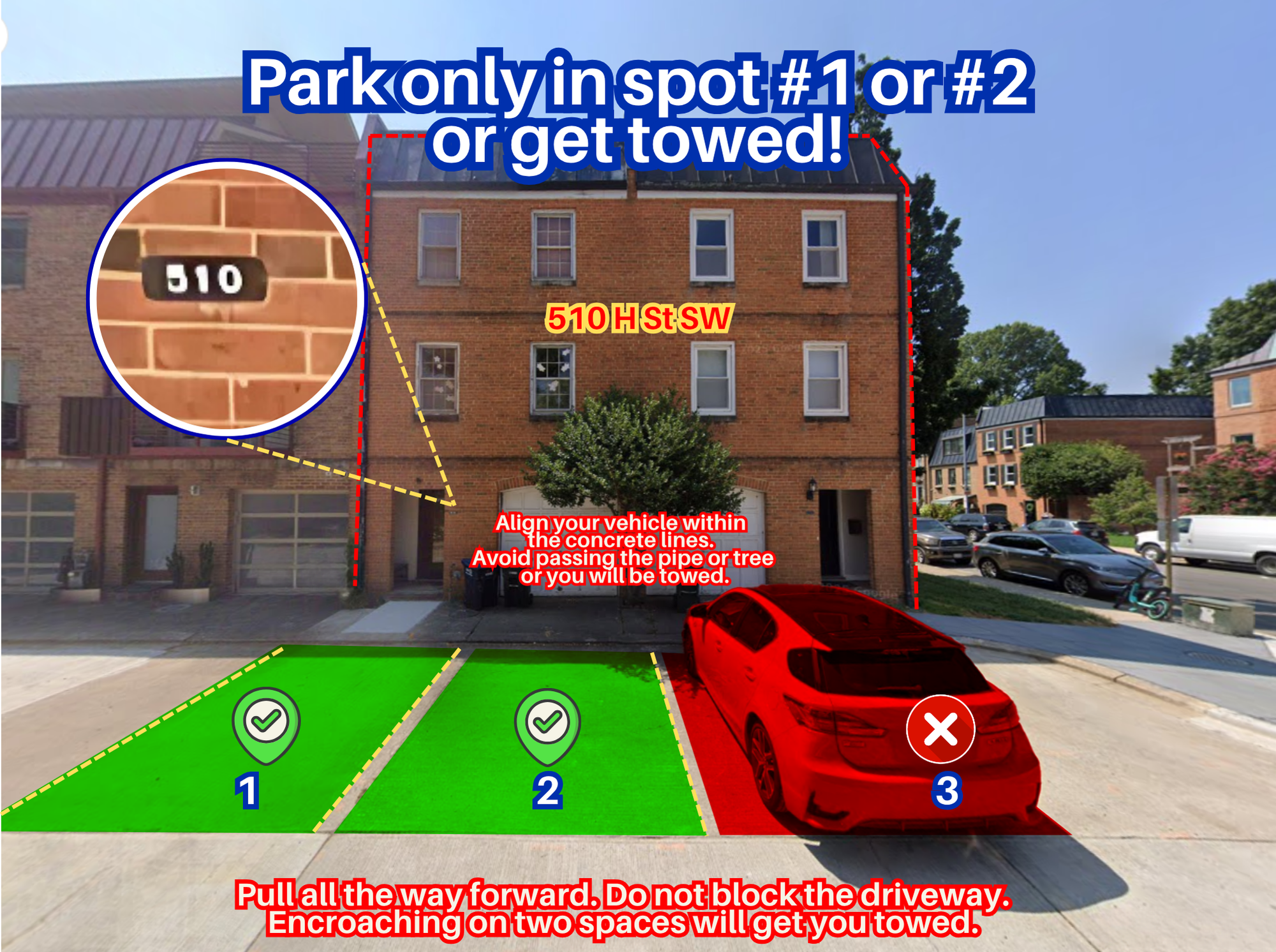 Photo of 510 H St. SW - Spot #1 or #2 Only