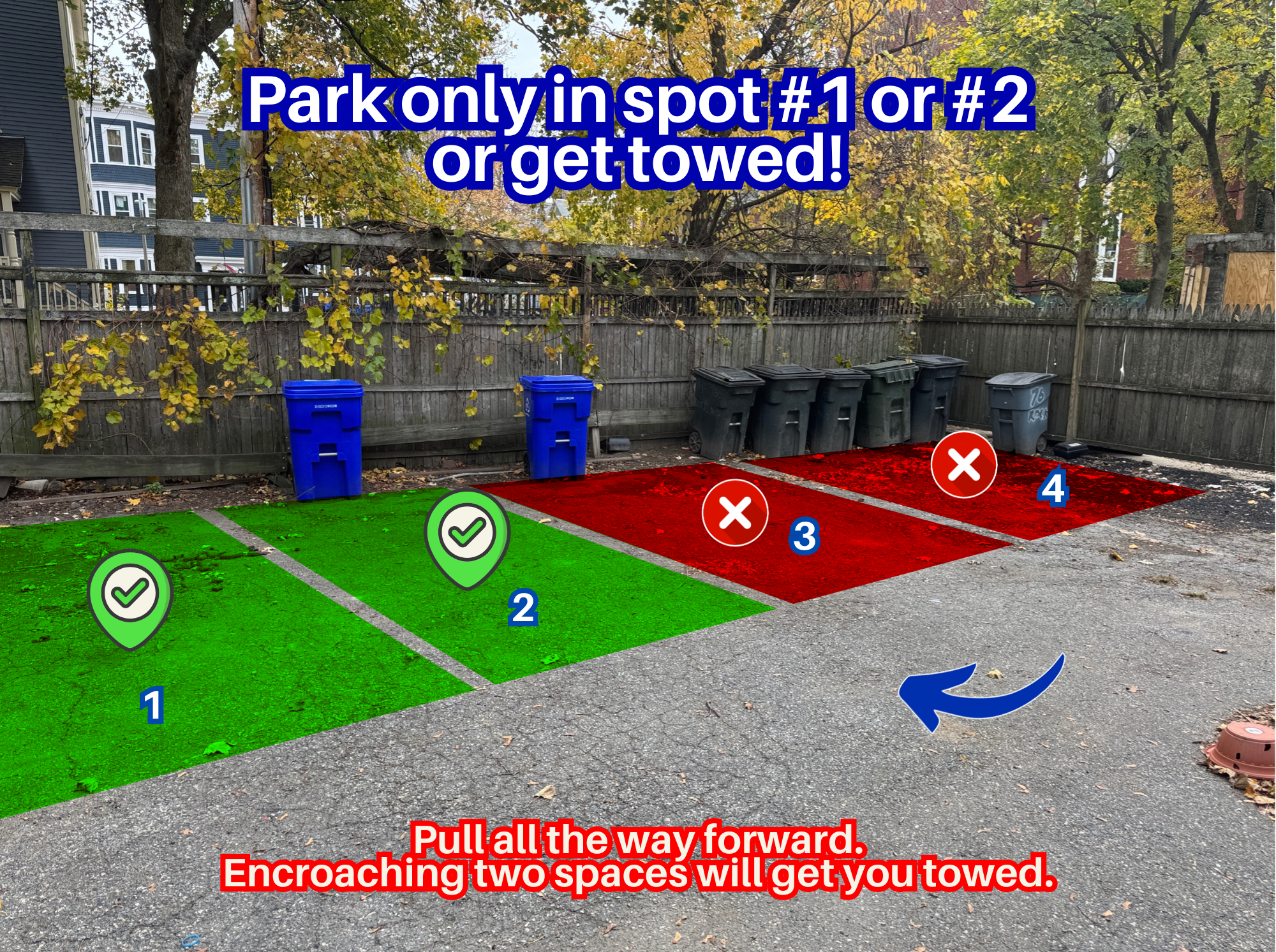 Photo of 76 Rockland St. - Spot #1 or #2 Only