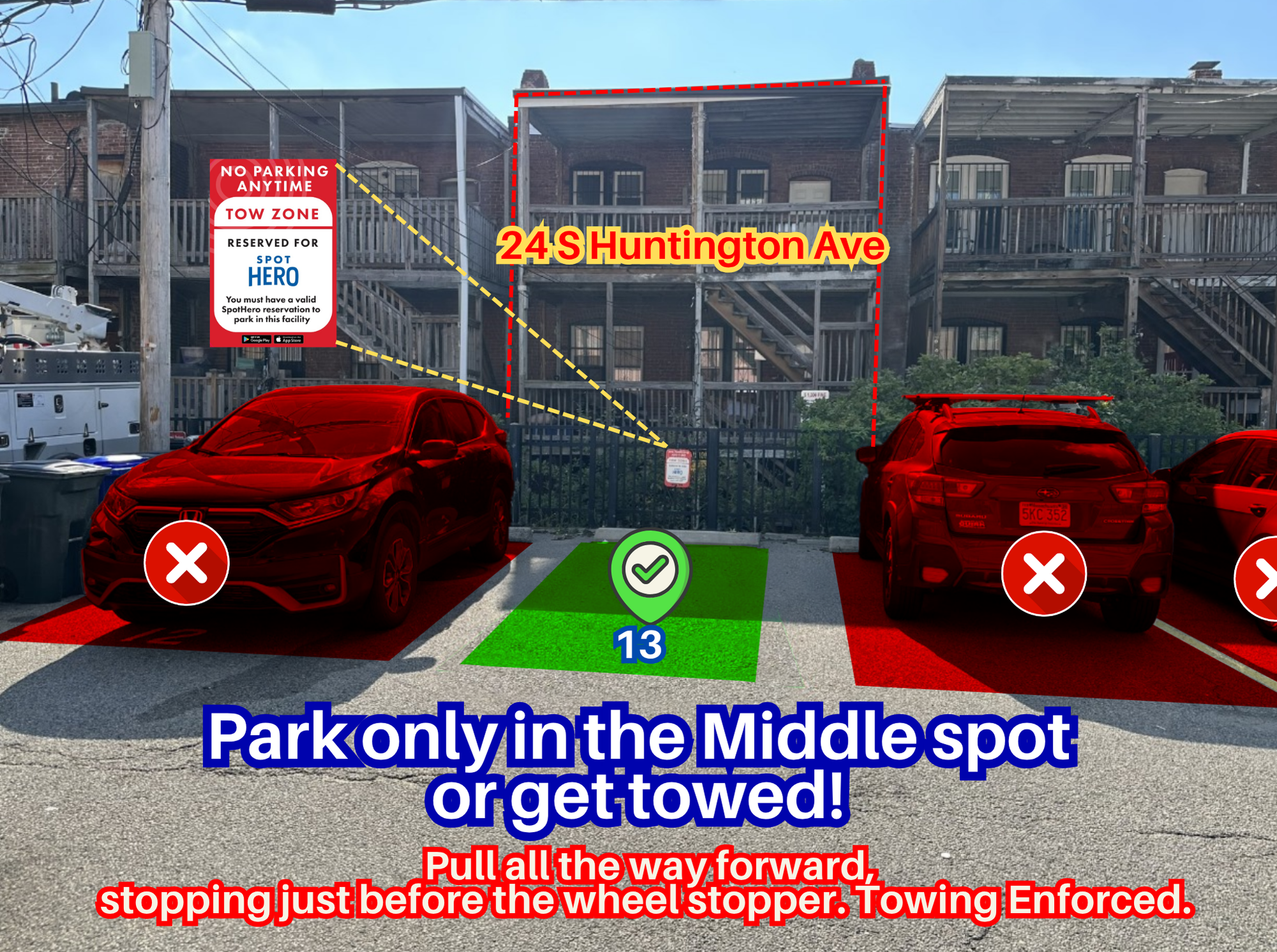 Photo of 24 S Huntington Ave. - Spot #13