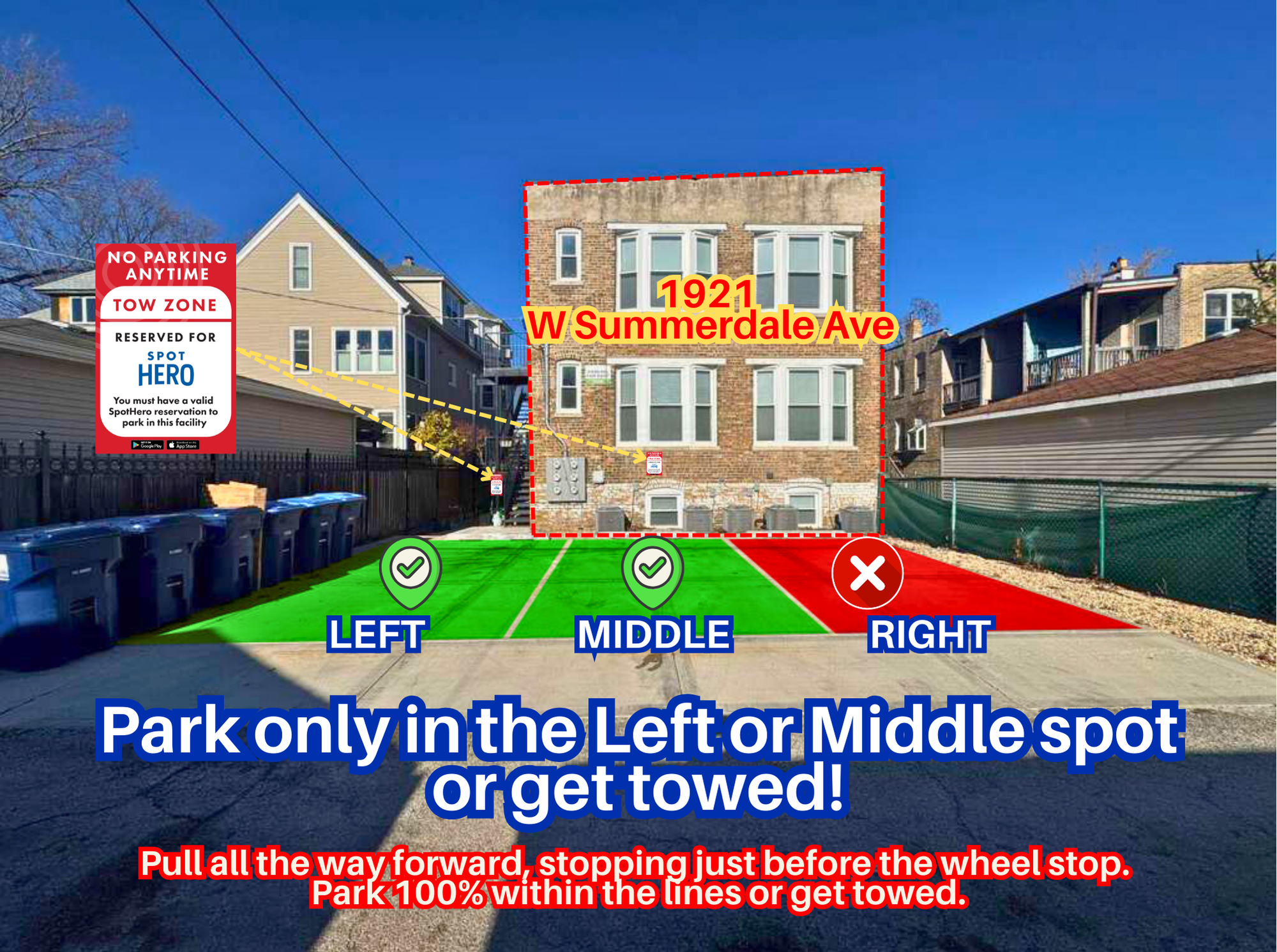 Photo of 1921 W Summerdale Ave. - Left or Middle Spot Only