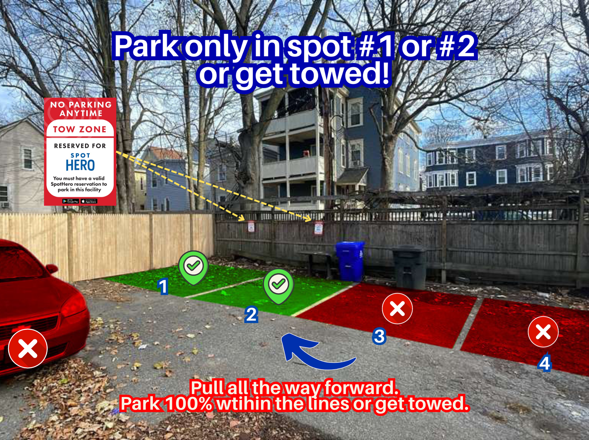 Photo of 76 Rockland St. - Spot #1 or #2 Only