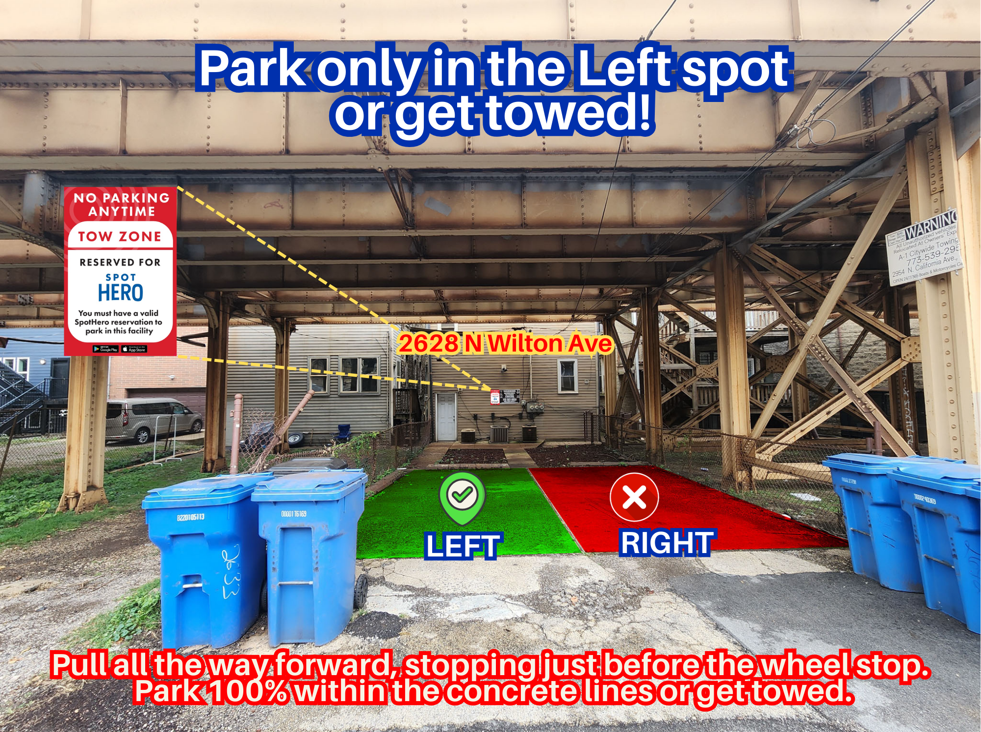 Photo of 2628 N Wilton Ave. - Left Spot Only