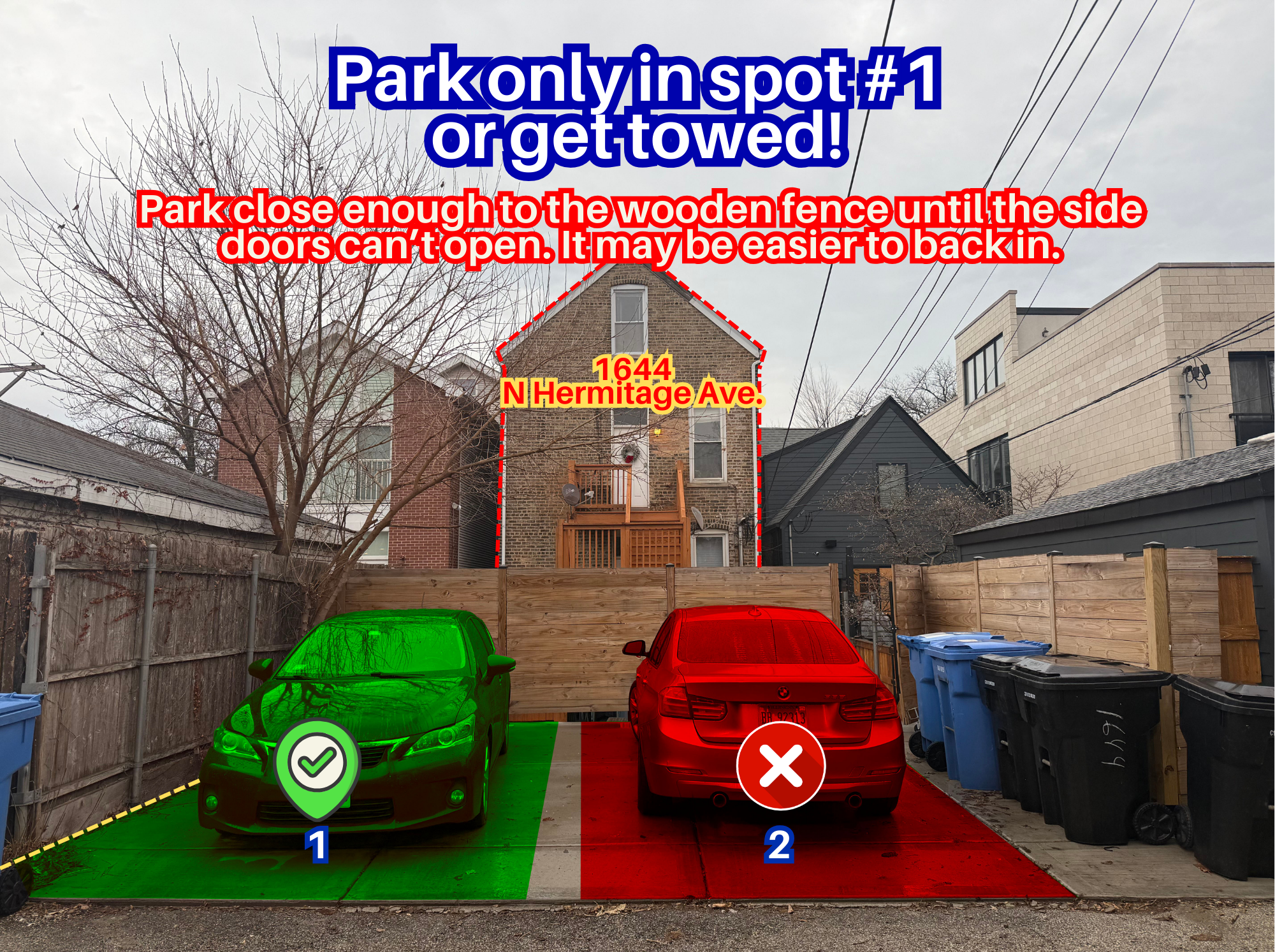 Photo of 1644 N Hermitage Ave. - Spot #1 Only