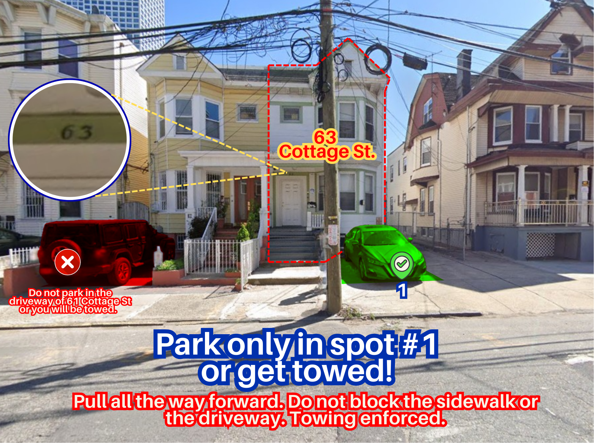 Photo of 63 Cottage St. - Spot #1 Only