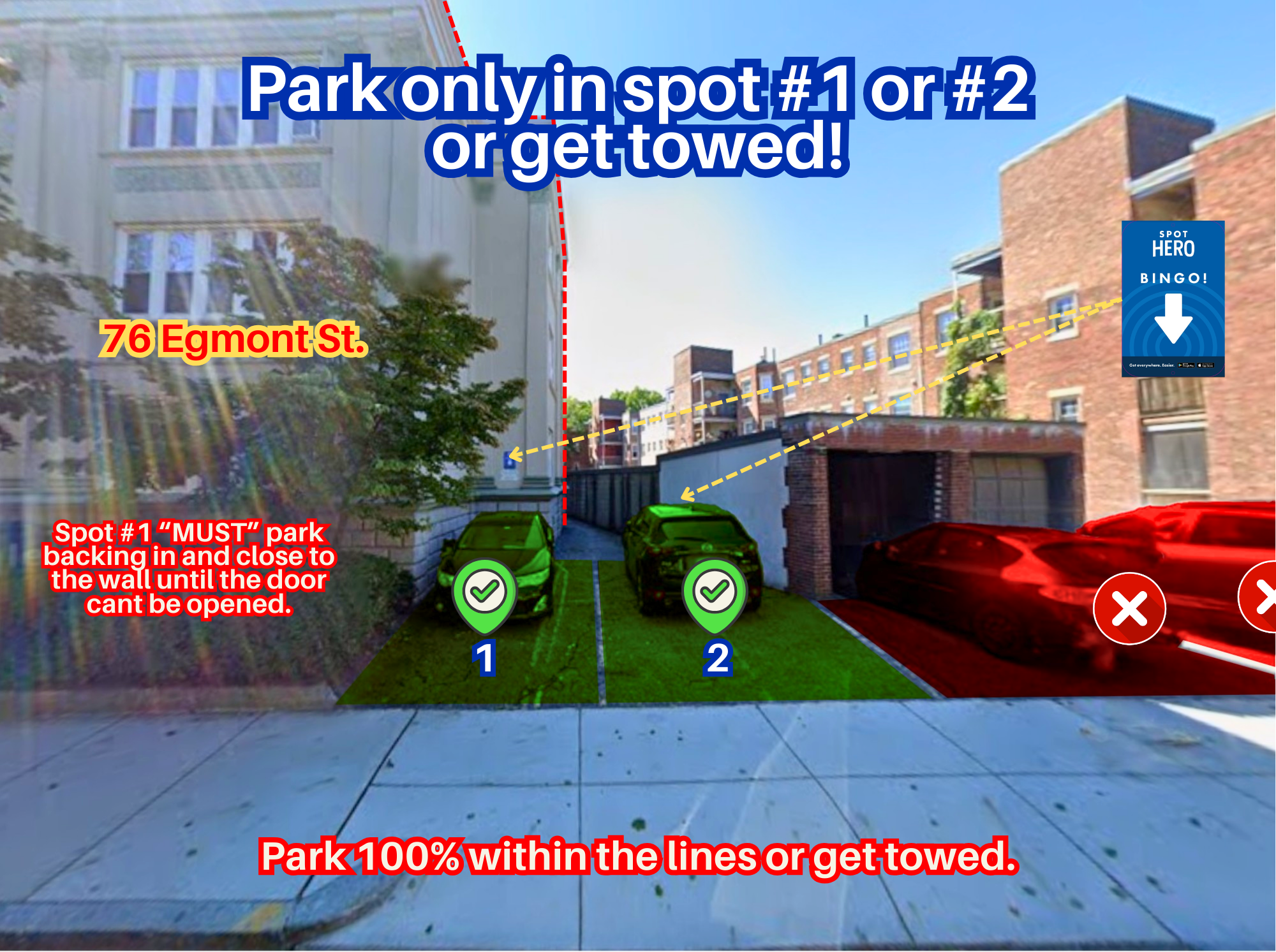 Photo of 76 Egmont St. - Spot #1 or #2 Only