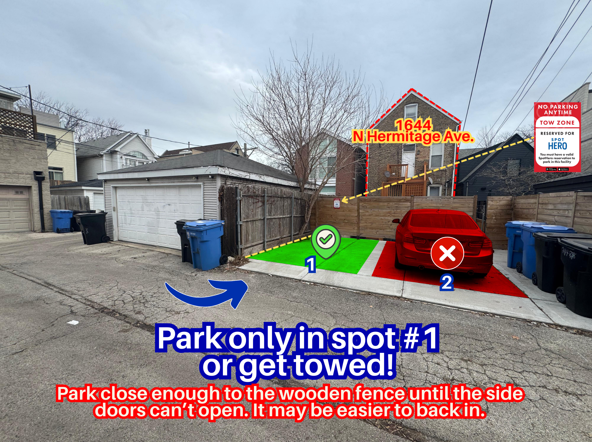 Photo of 1644 N Hermitage Ave. - Spot #1 Only