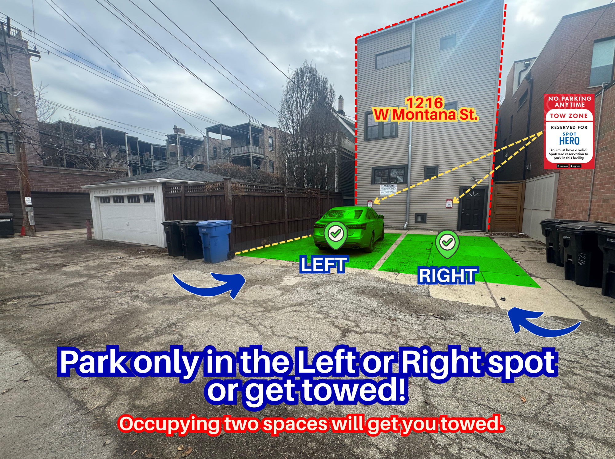 Photo of 1216 W Montana St. - Left or Right Spot Only