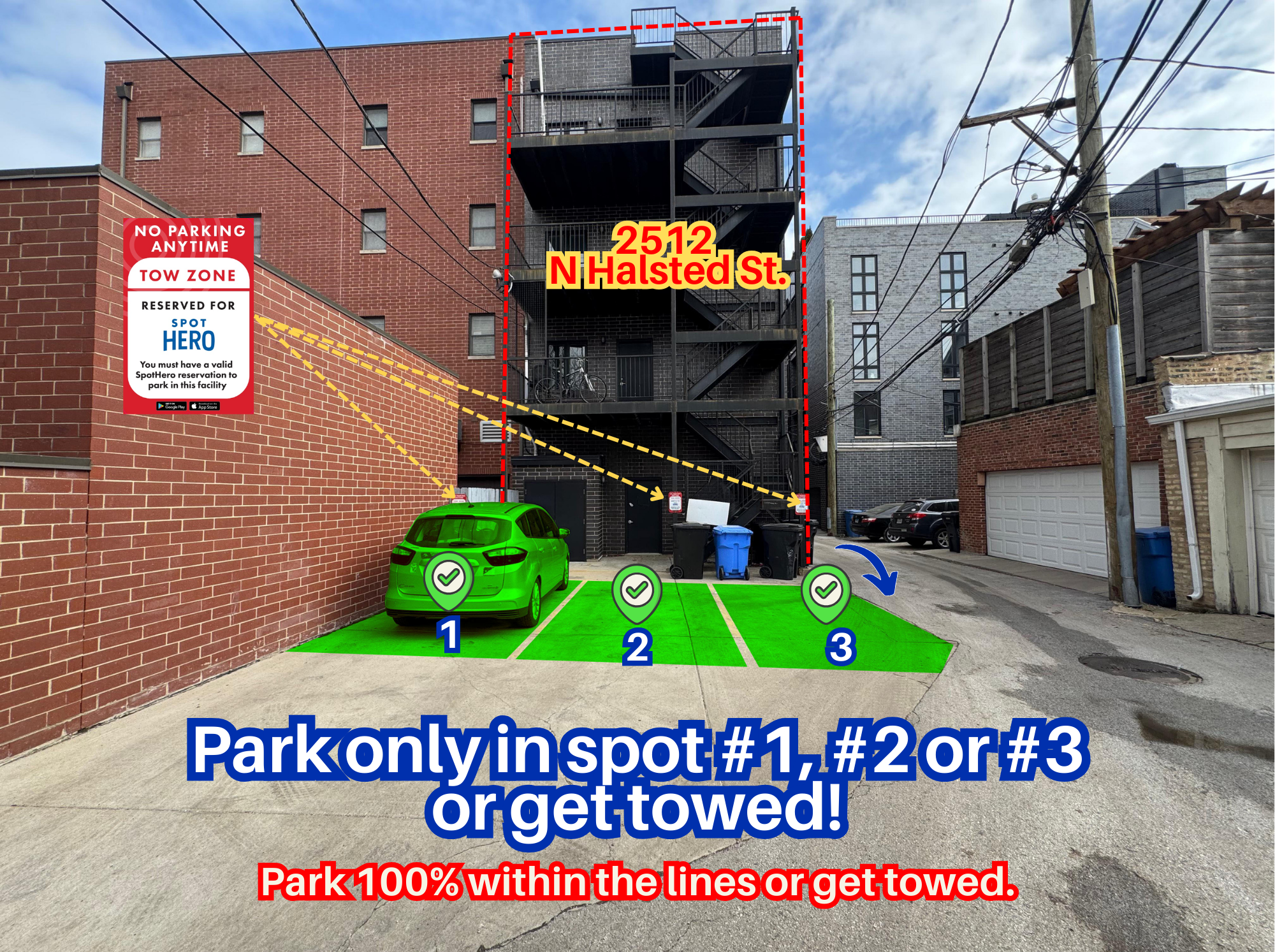 Photo of 2512 N Halsted St. - Spot #1, #2, or #3