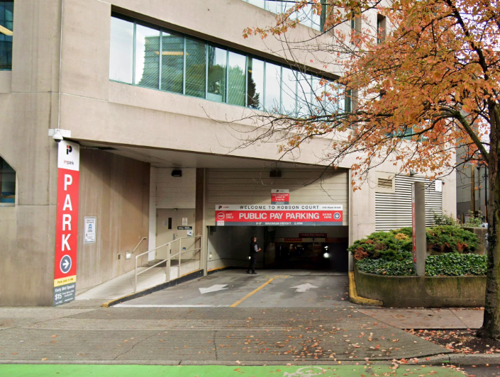 Photo of 779 Smithe St. (840 Howe St.) - Robson Court Garage (Lot 952)