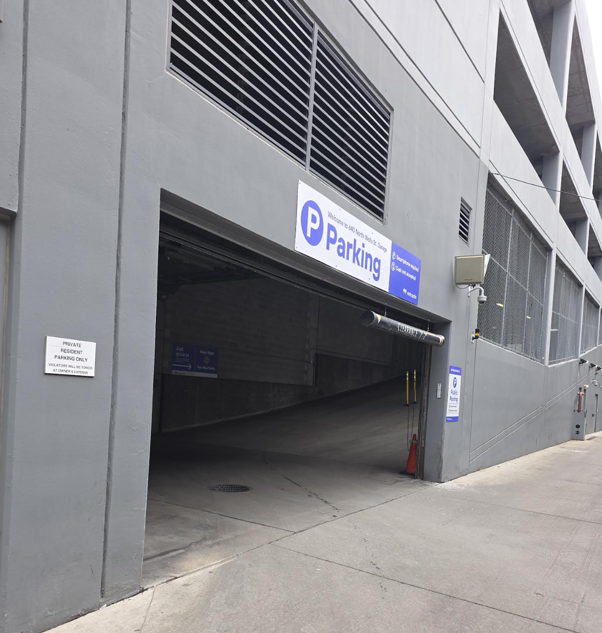 Photo of 213 W. Erie St. - Sixforty Northwells Apartments Garage