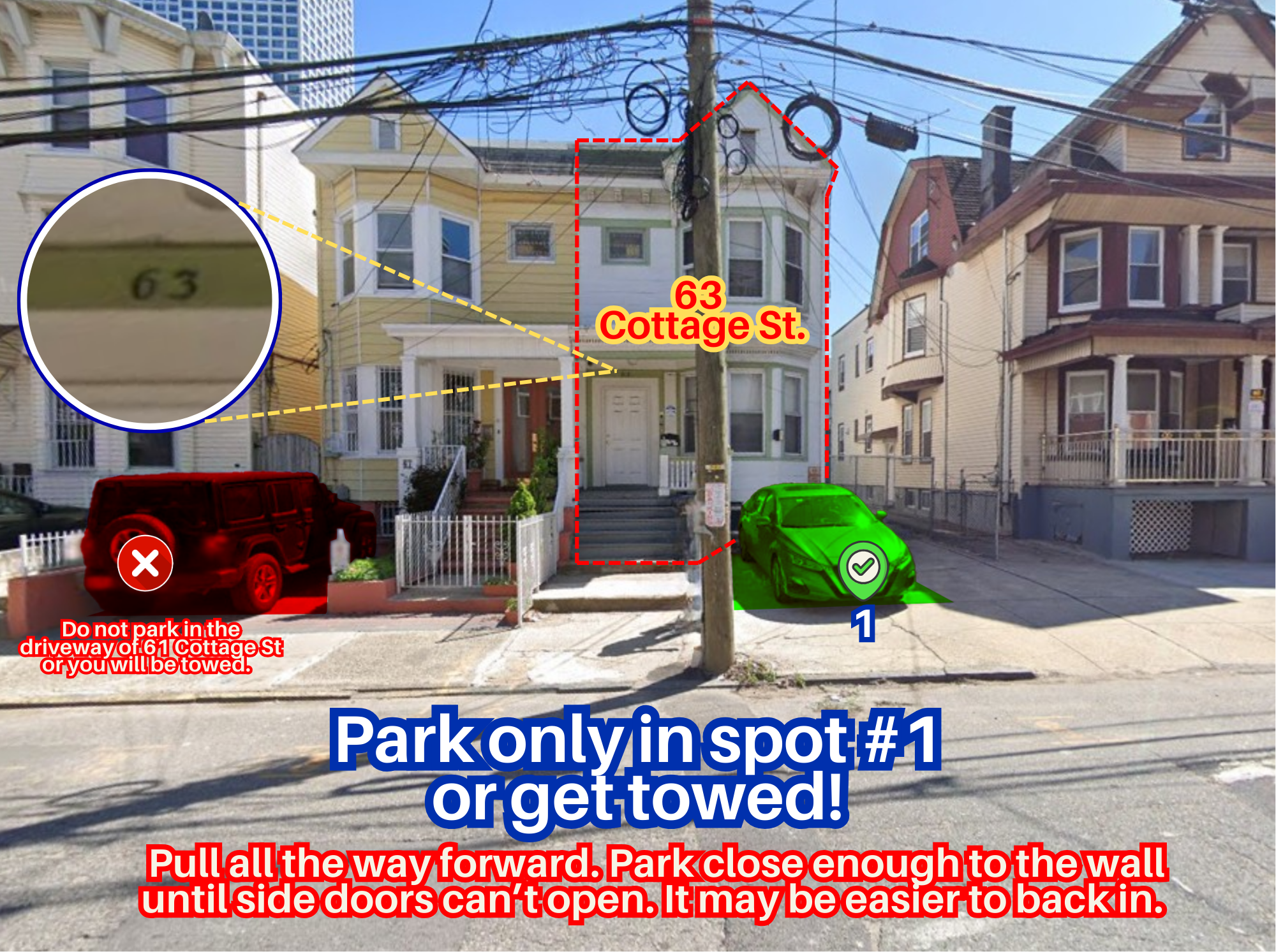 Photo of 63 Cottage St. - Spot #1 Only