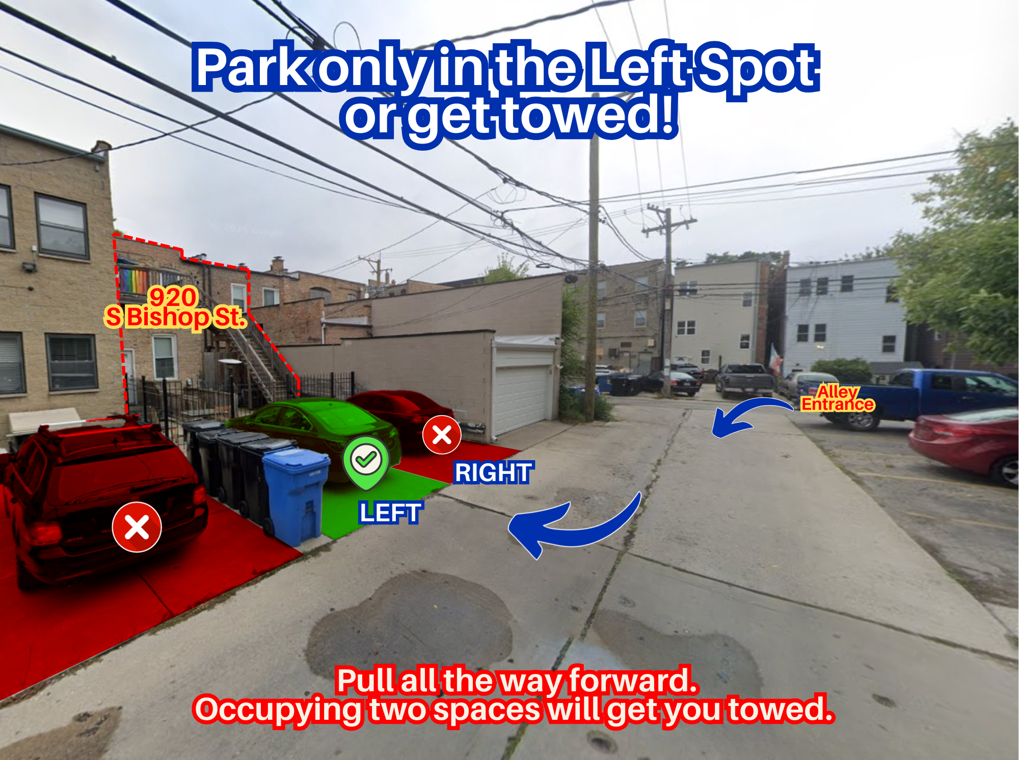 Photo of 920 S Bishop St. - Left Spot Only