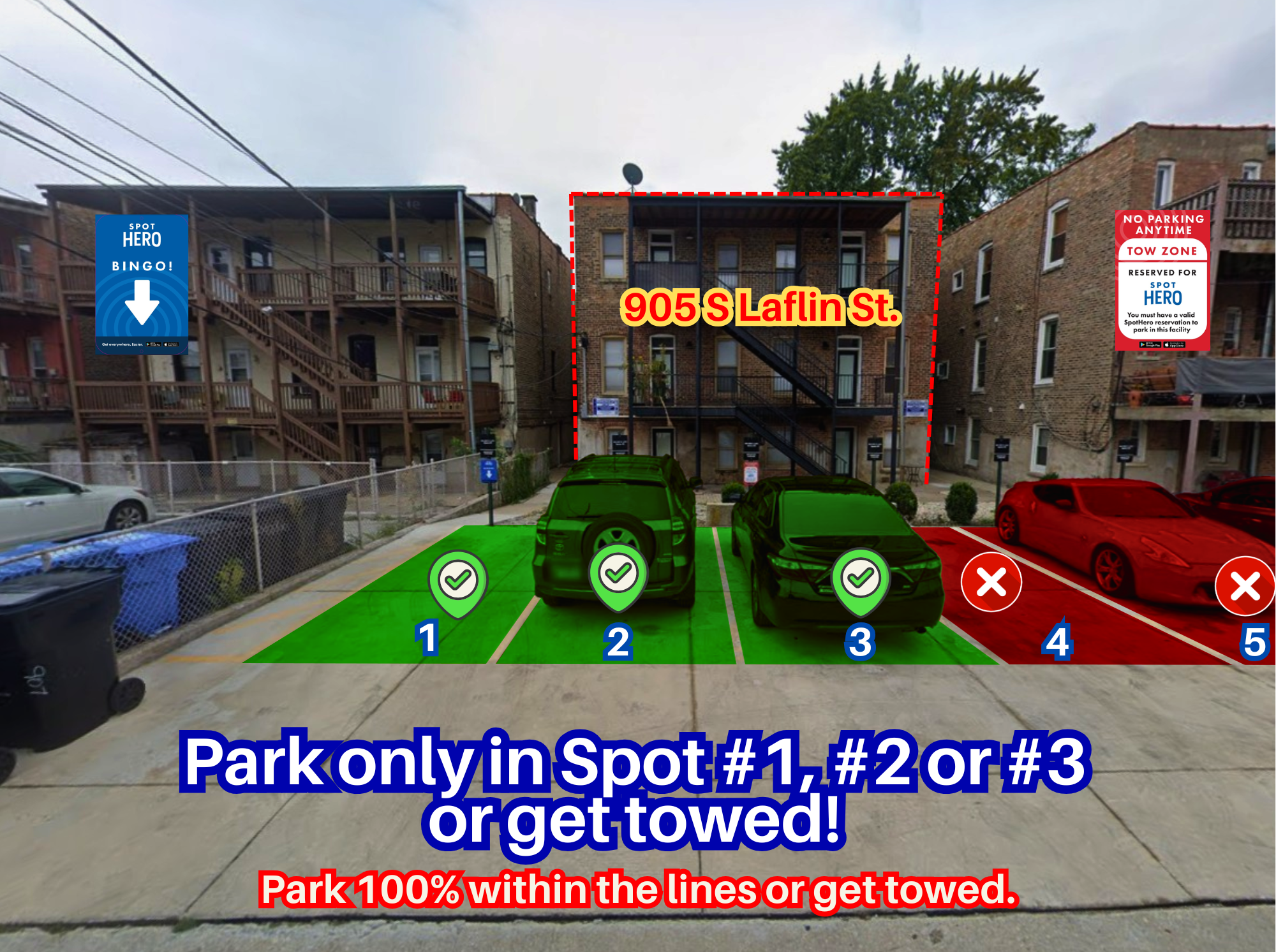 Photo of 905 S Laflin St. - Spot #1, 2 or 3 Only