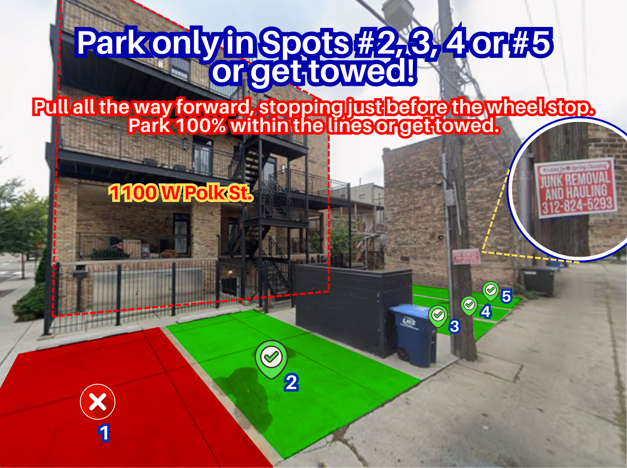 Photo of 1100 W Polk St. - Spots #2, 3, 4 or #5 Only