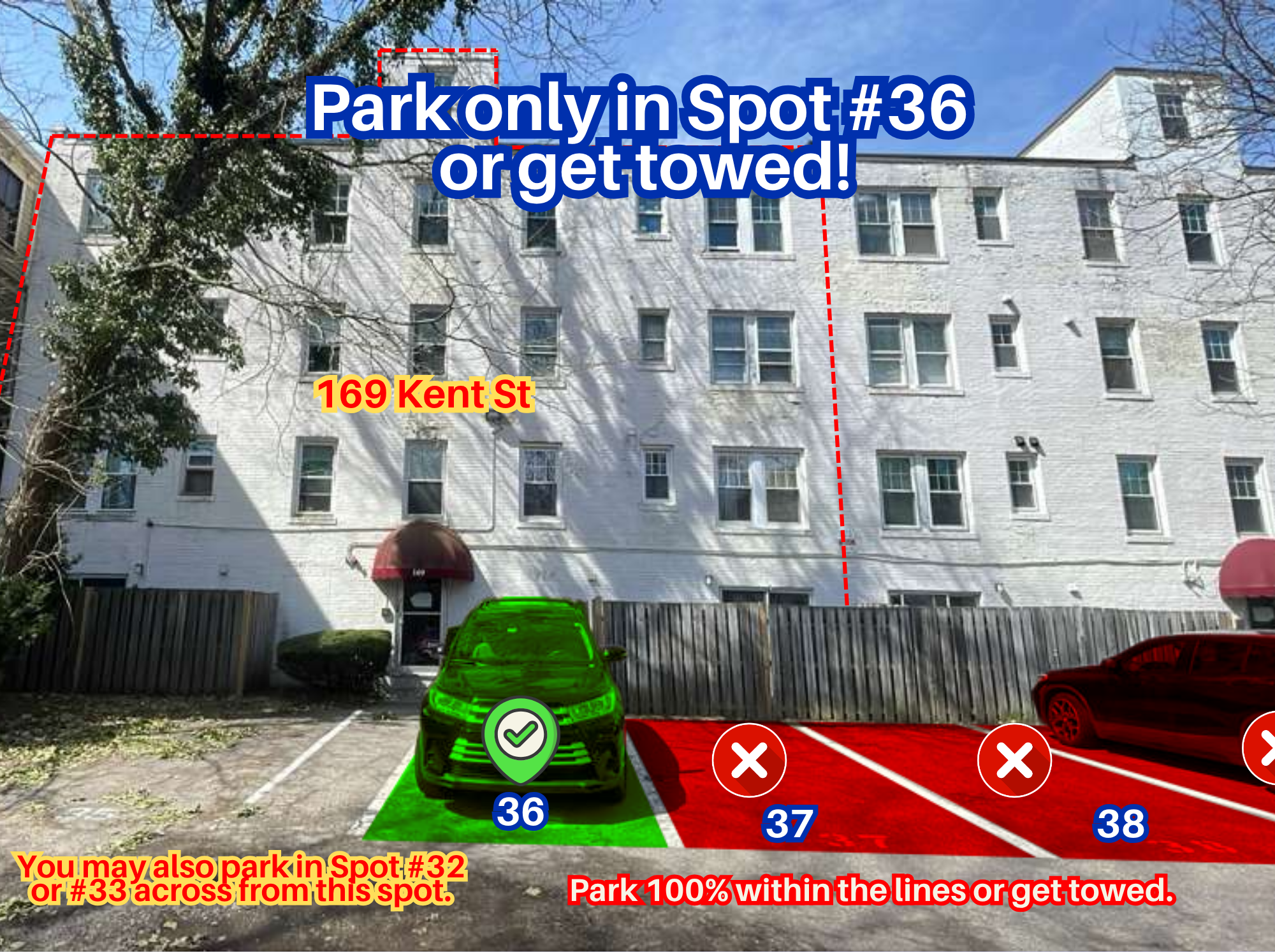 Photo of 169 Kent St. - Spots #32, #33 or #36 Only