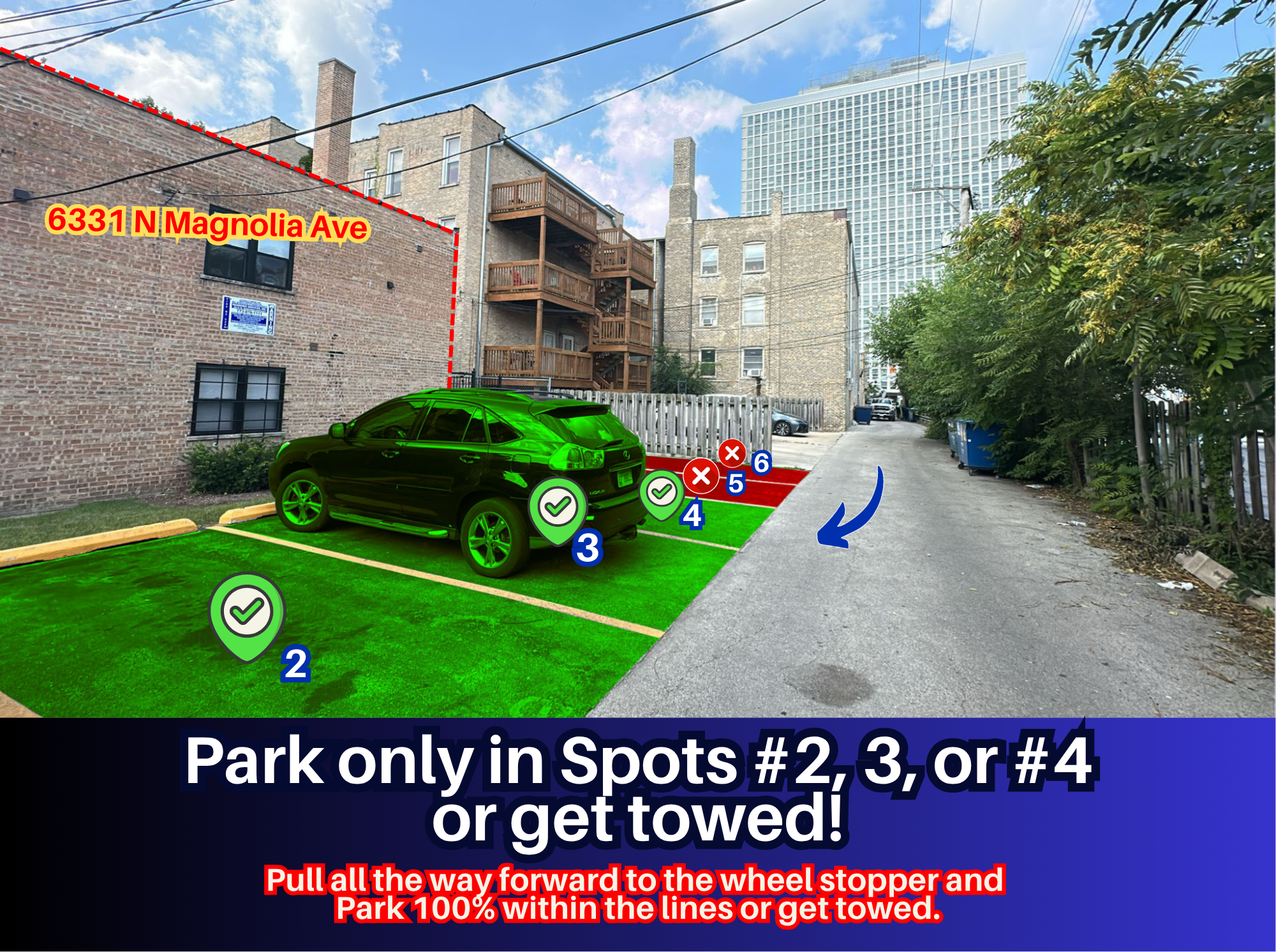 Photo of 6331 N Magnolia Ave. - Spots #2, #3 or #4 Only