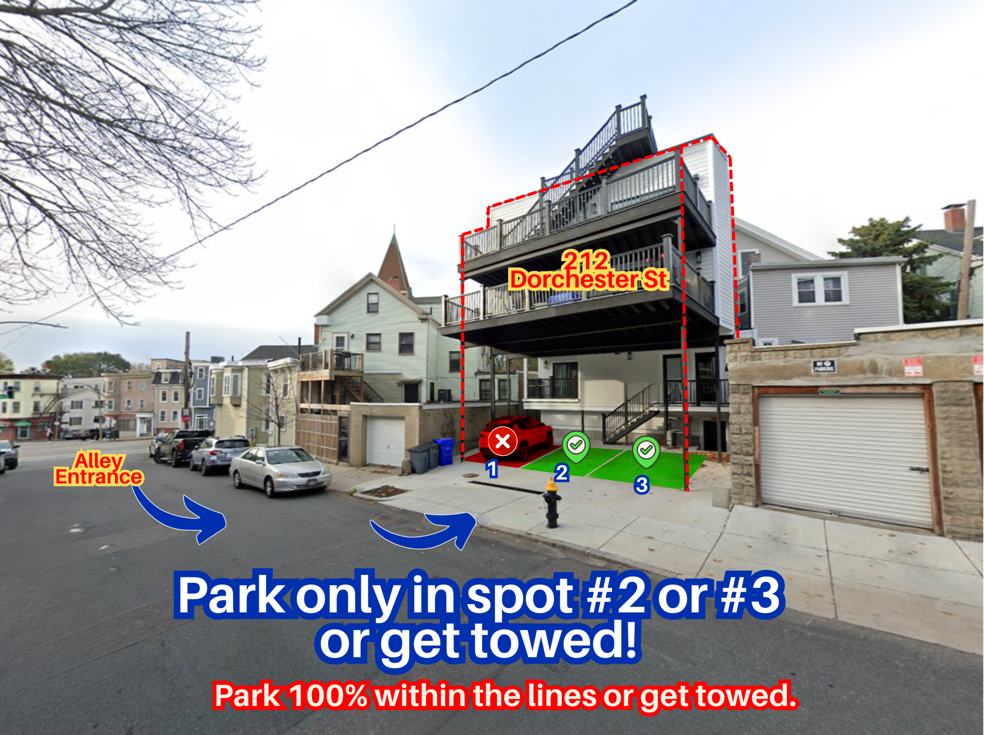 Photo of 212 Dorchester St. - Spot #2 or #3 Only