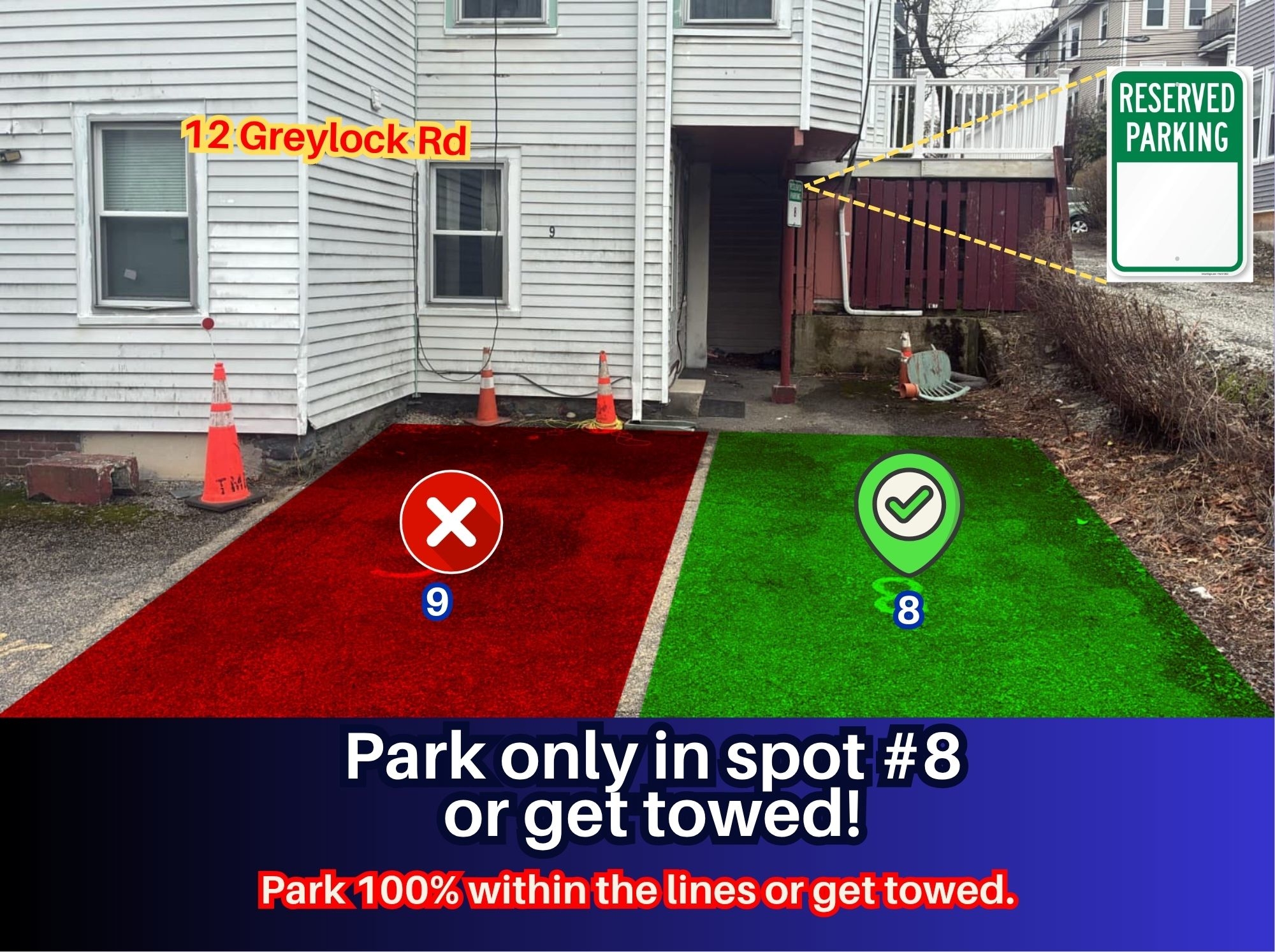 Photo of 12 Greylock Rd. - Spot #8 Only