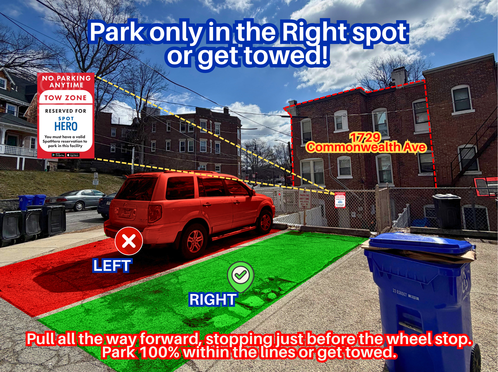 Photo of 1729 Commonwealth Ave. - Right Spot Only