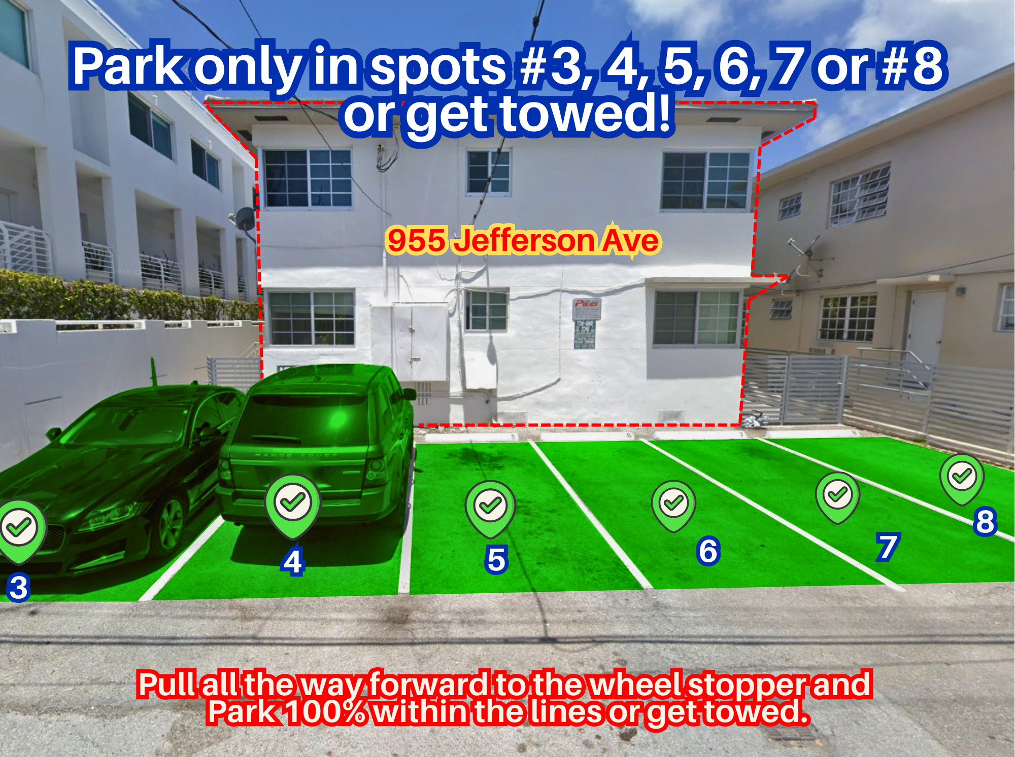 Photo of 955 Jefferson Ave. - Spots #3, 4, 5, 6, 7 or #8 Only