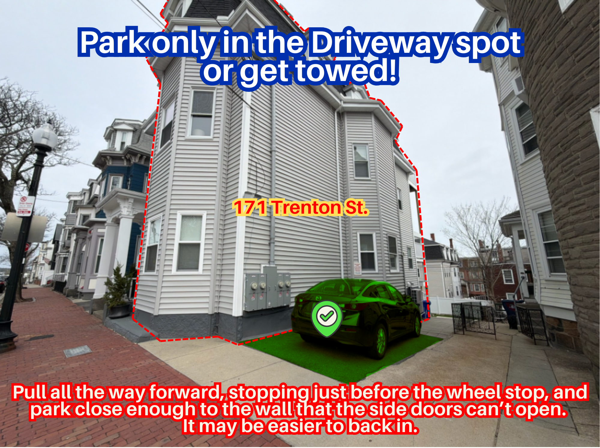 Photo of 171 Trenton St. - Driveway Spot Only