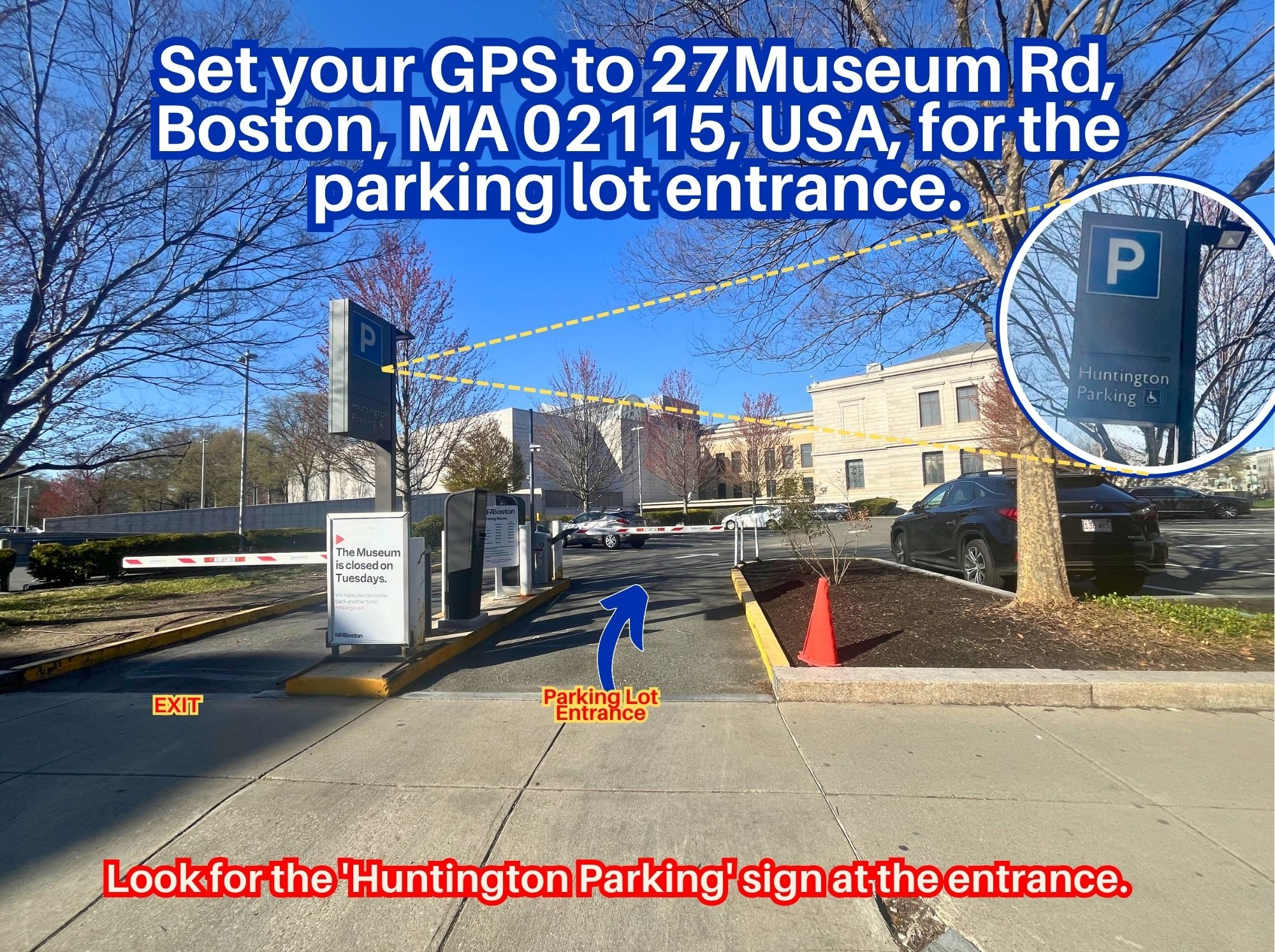 Photo of 10 Museum Rd. - Huntington Parking Lot