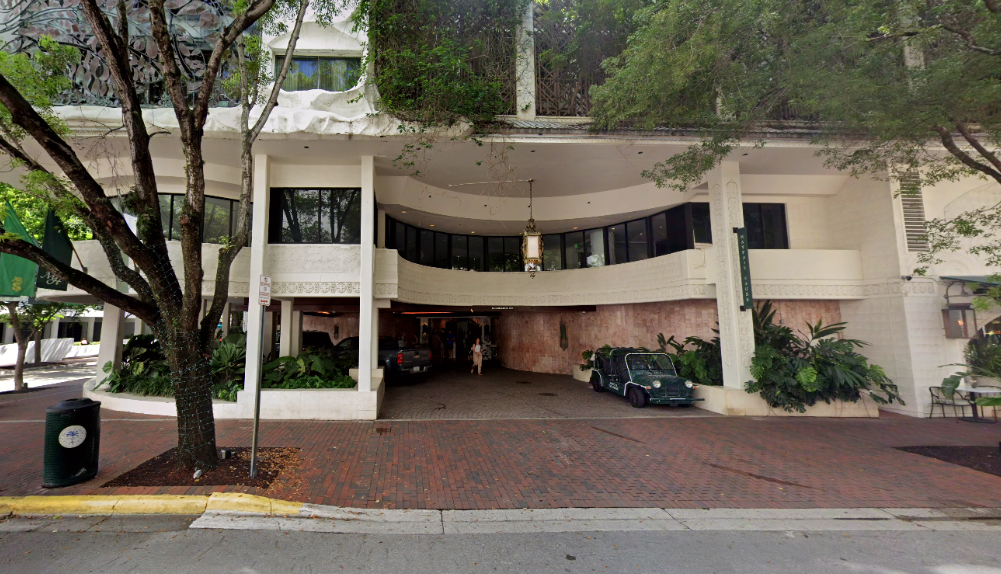Photo of 3399 Virginia St. (3000 Florida Ave.) - Mayfair House Hotel & Garden Valet Stand