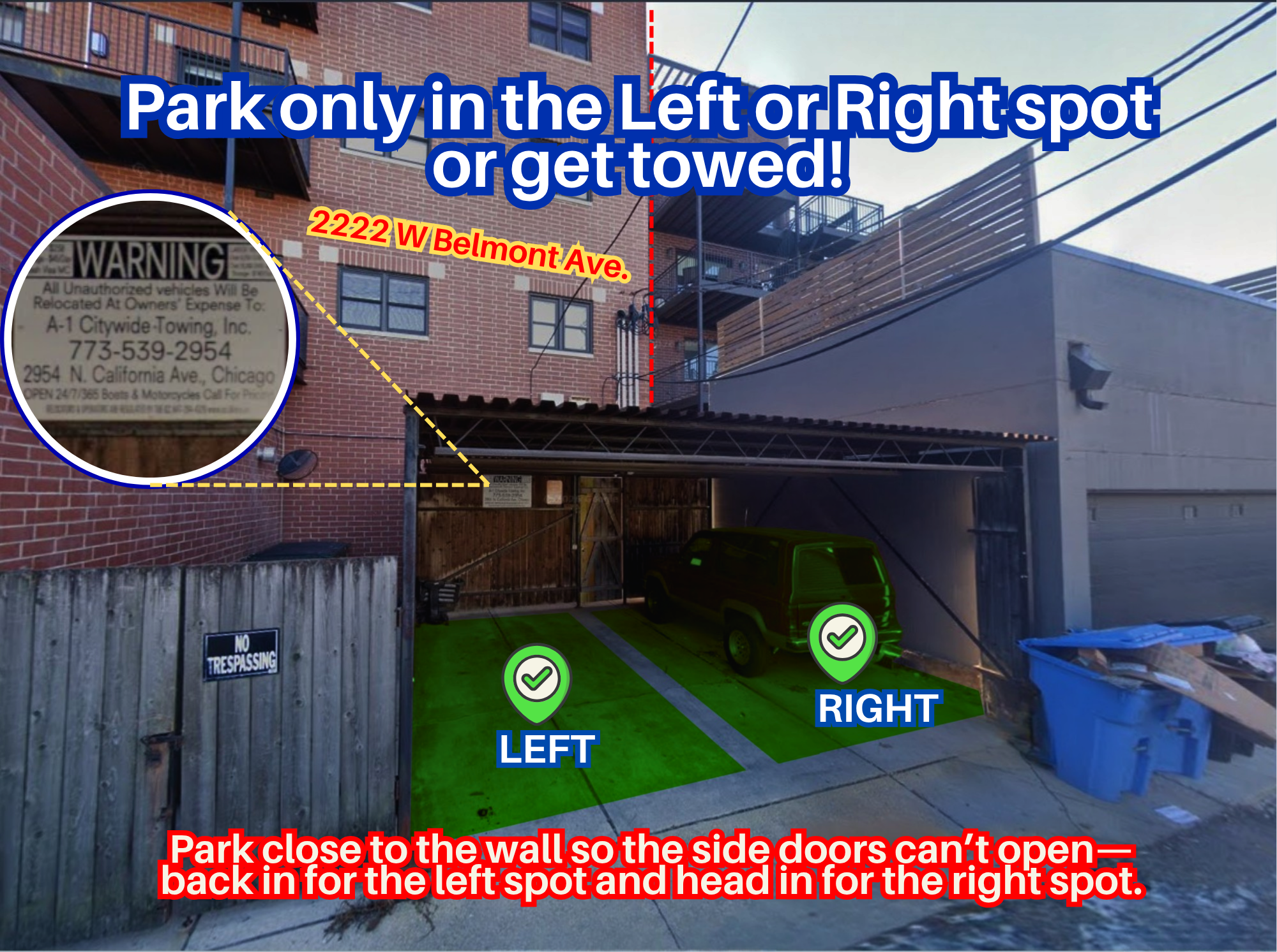 Photo of 2222 W Belmont Ave - Left or Right Carport Spot Only