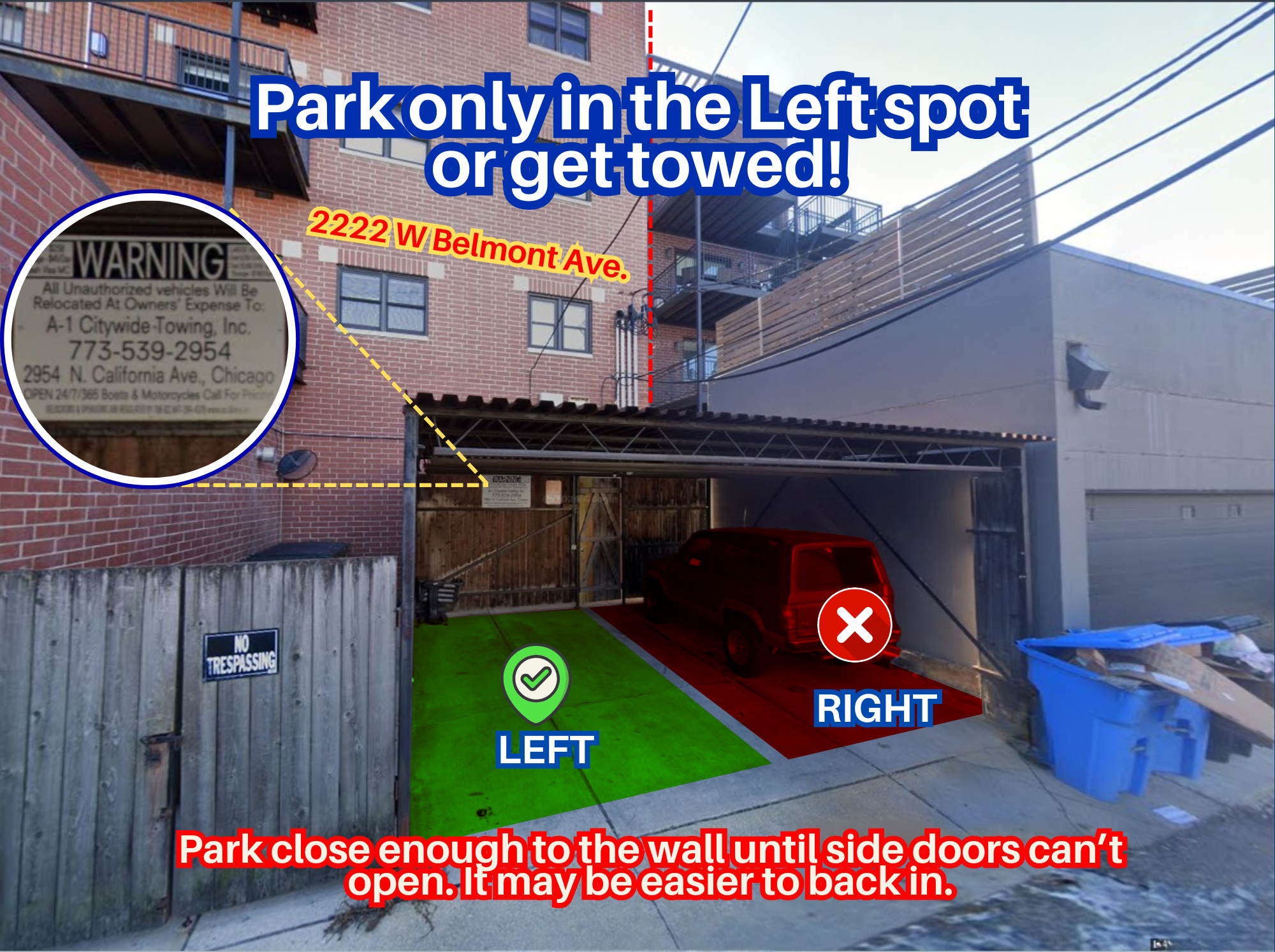 Photo of 2222 W Belmont Ave. - Left Carport Spot Only
