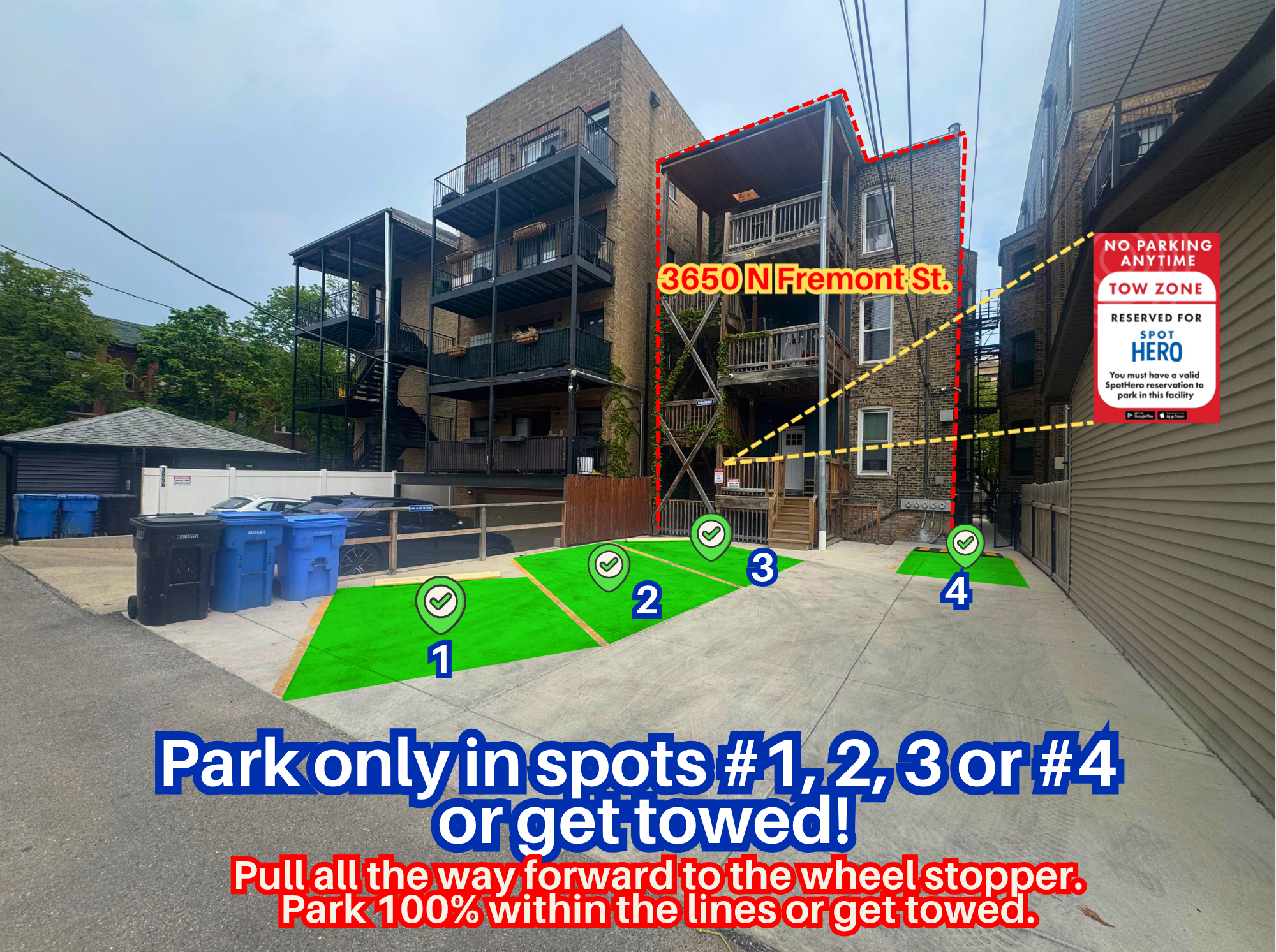 Photo of 3650 N Fremont St. - Spots #1, 2, 3 and 4 Only